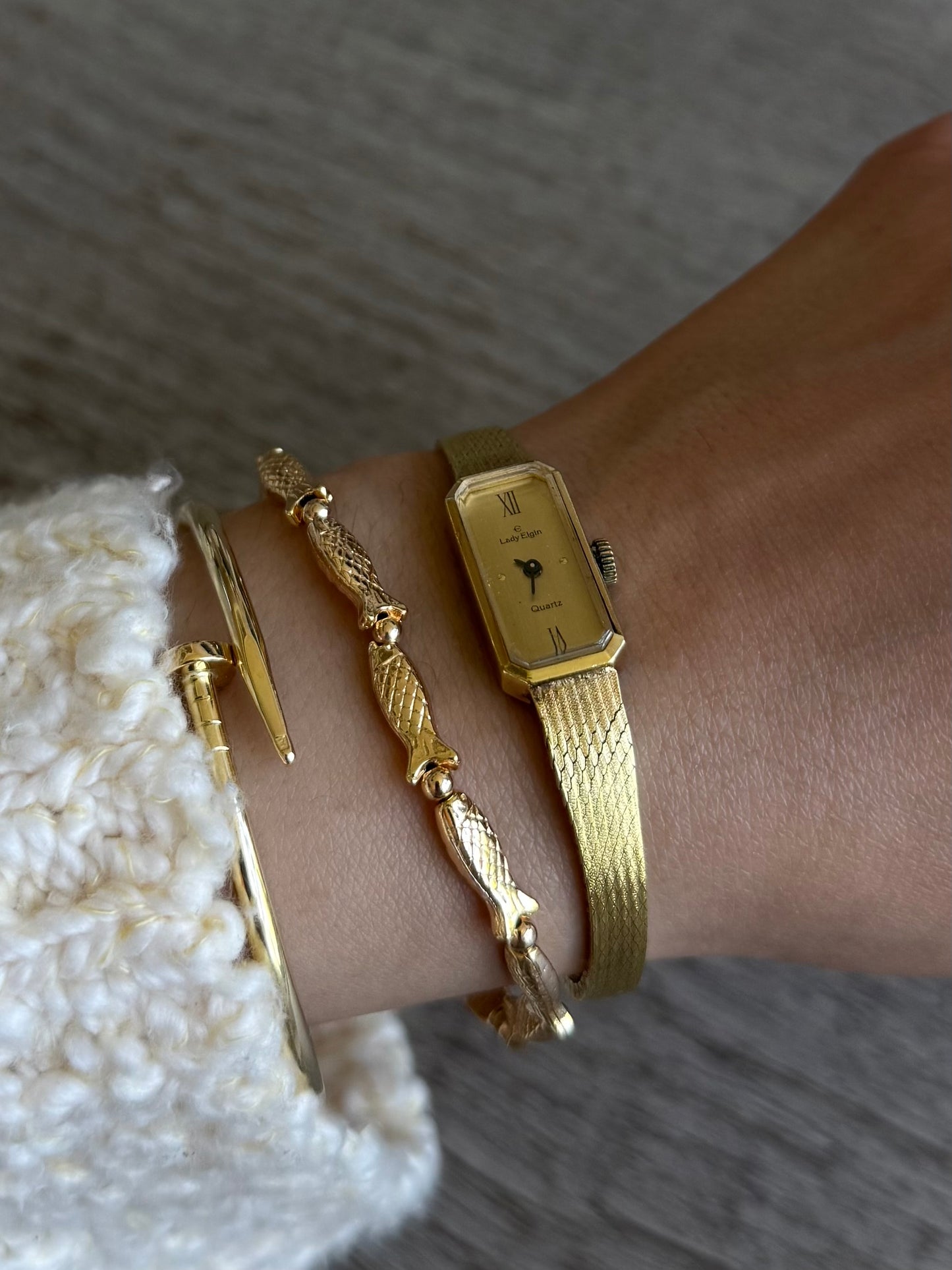 RARE Vintage Lady Elgin Gold Plated Watch