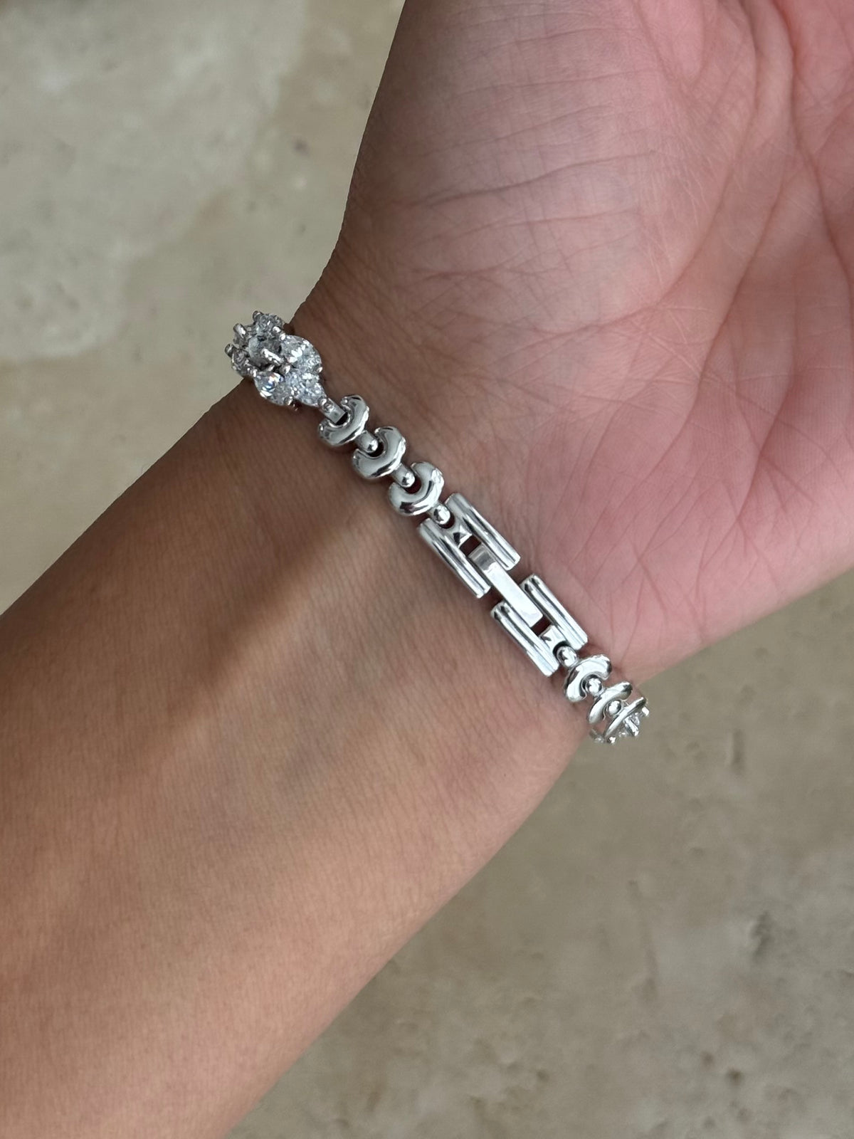 Lucien Picard Crystal Bracelet Watch