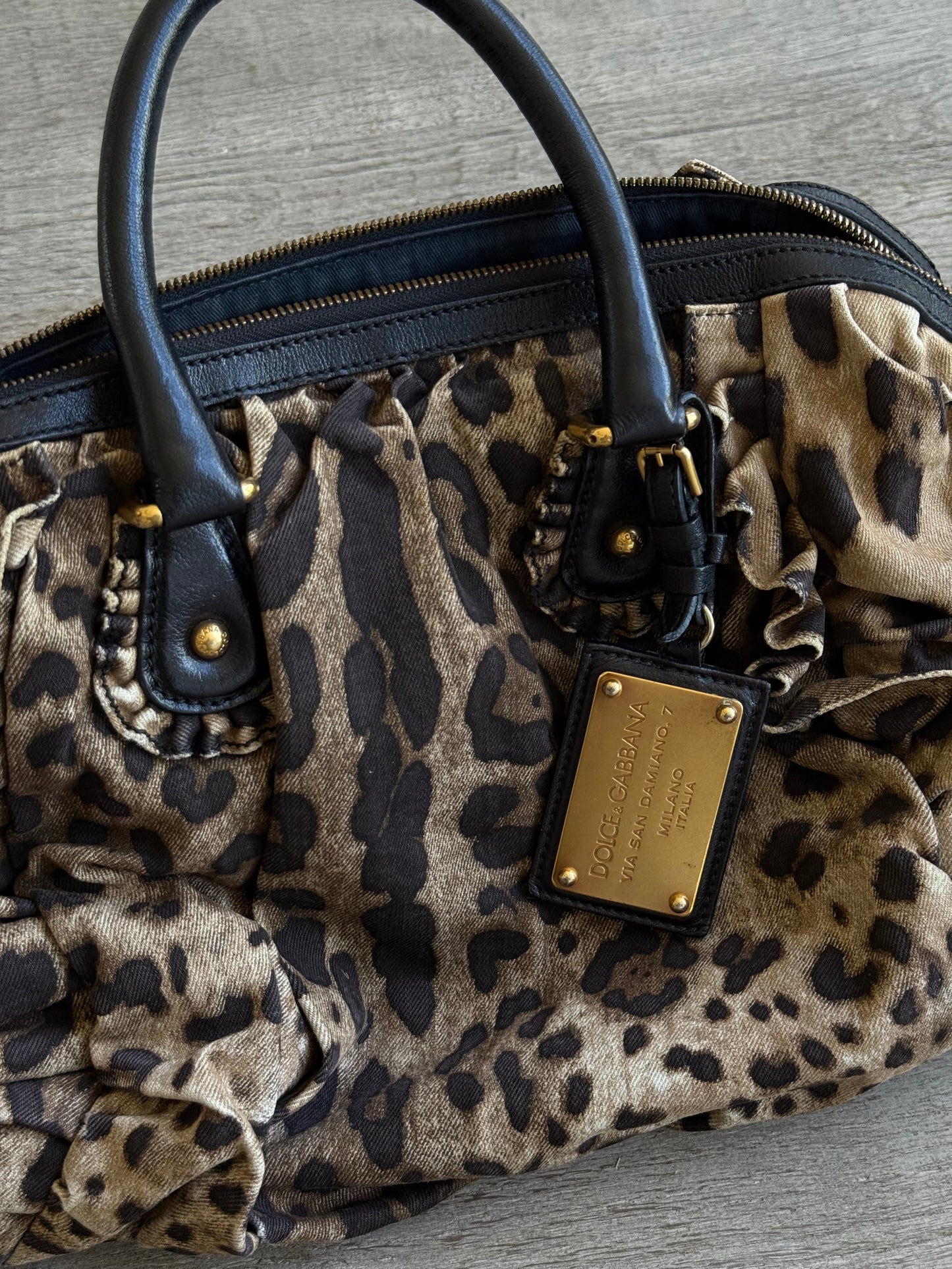 Dolce & Gabana Cheetah Print Purse