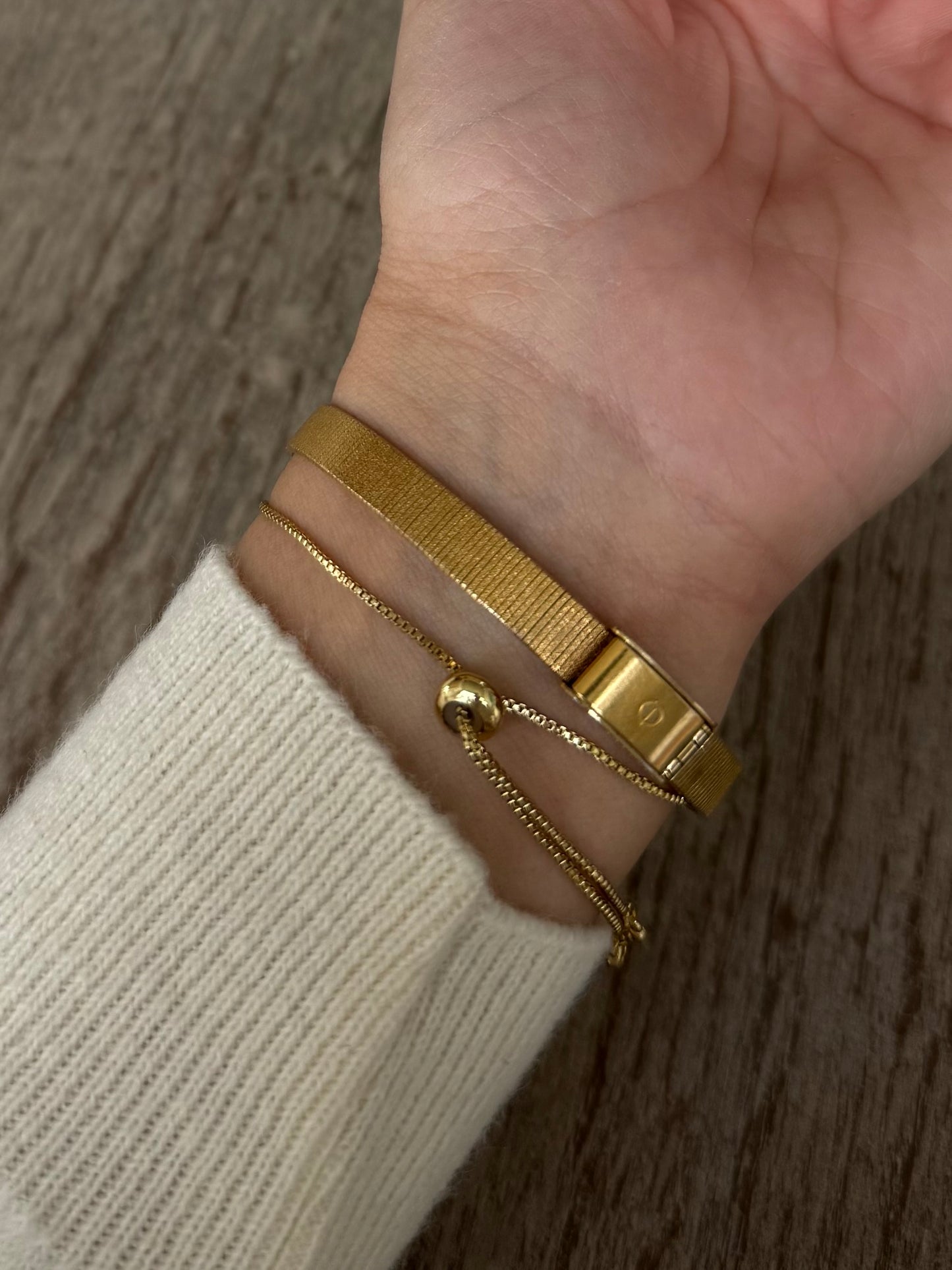 RARE Elgin Gold Toned Watch with Rose Band