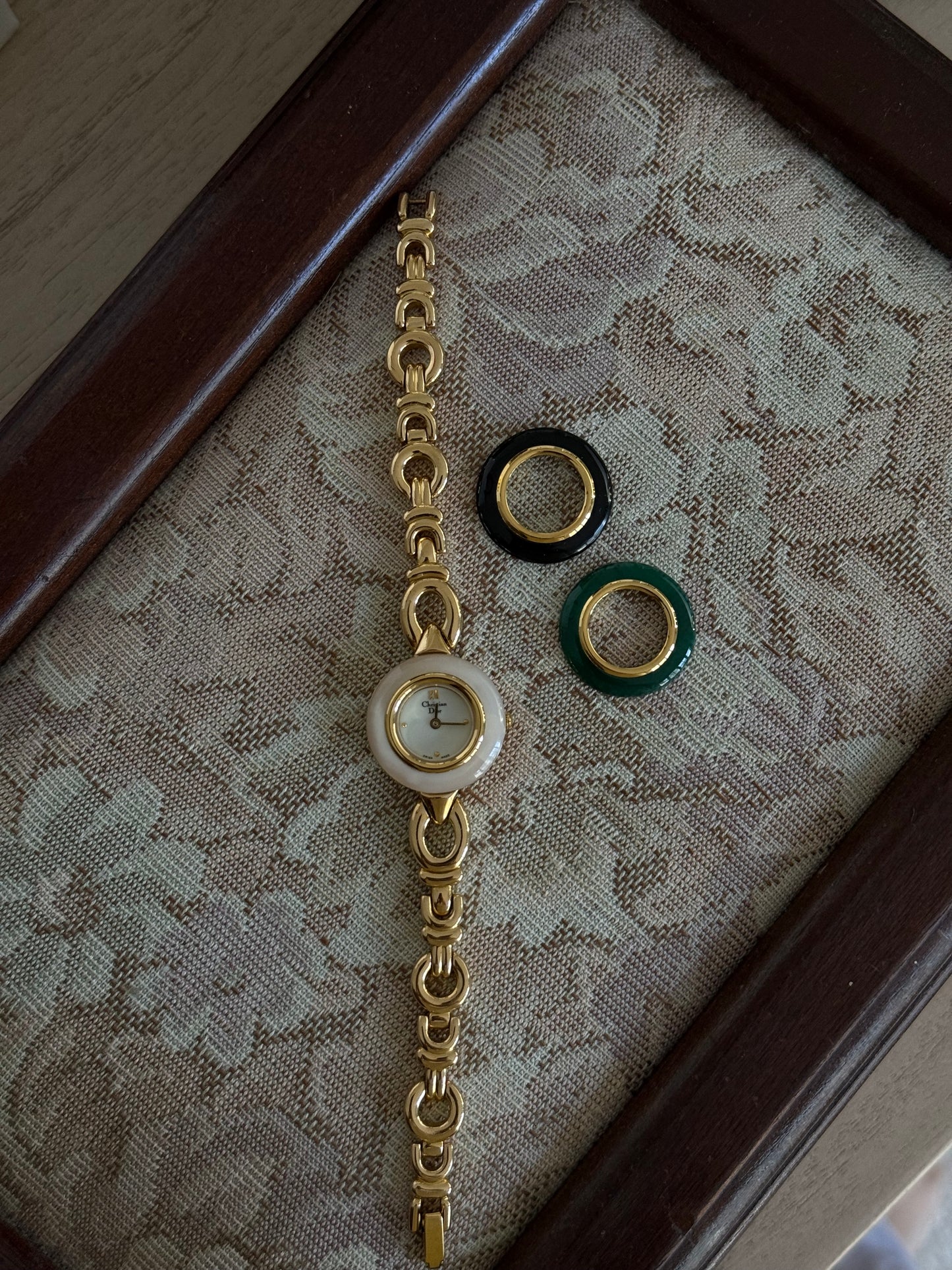 Authentic Vintage Christian Dior Interchangeable Bezel Watch