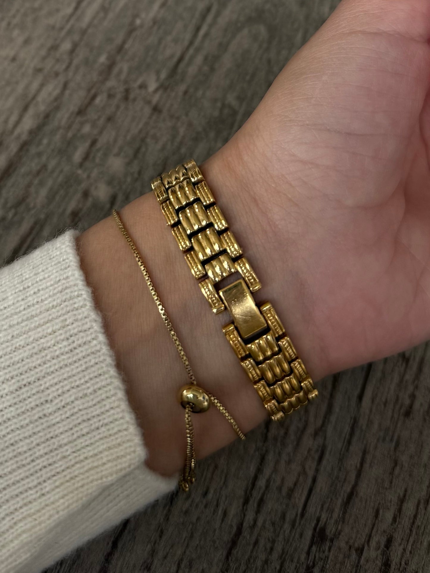 1960's 18k Gold Plated Bucherer Watch with Genuine Diamond