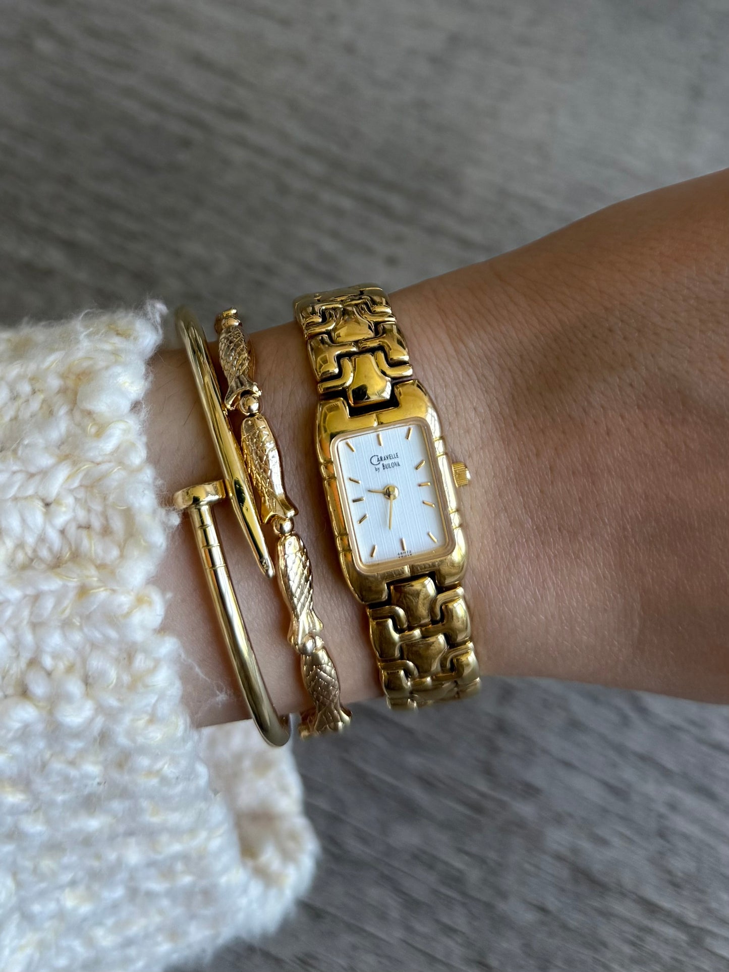 Carvelle by Bulova Tank Watch