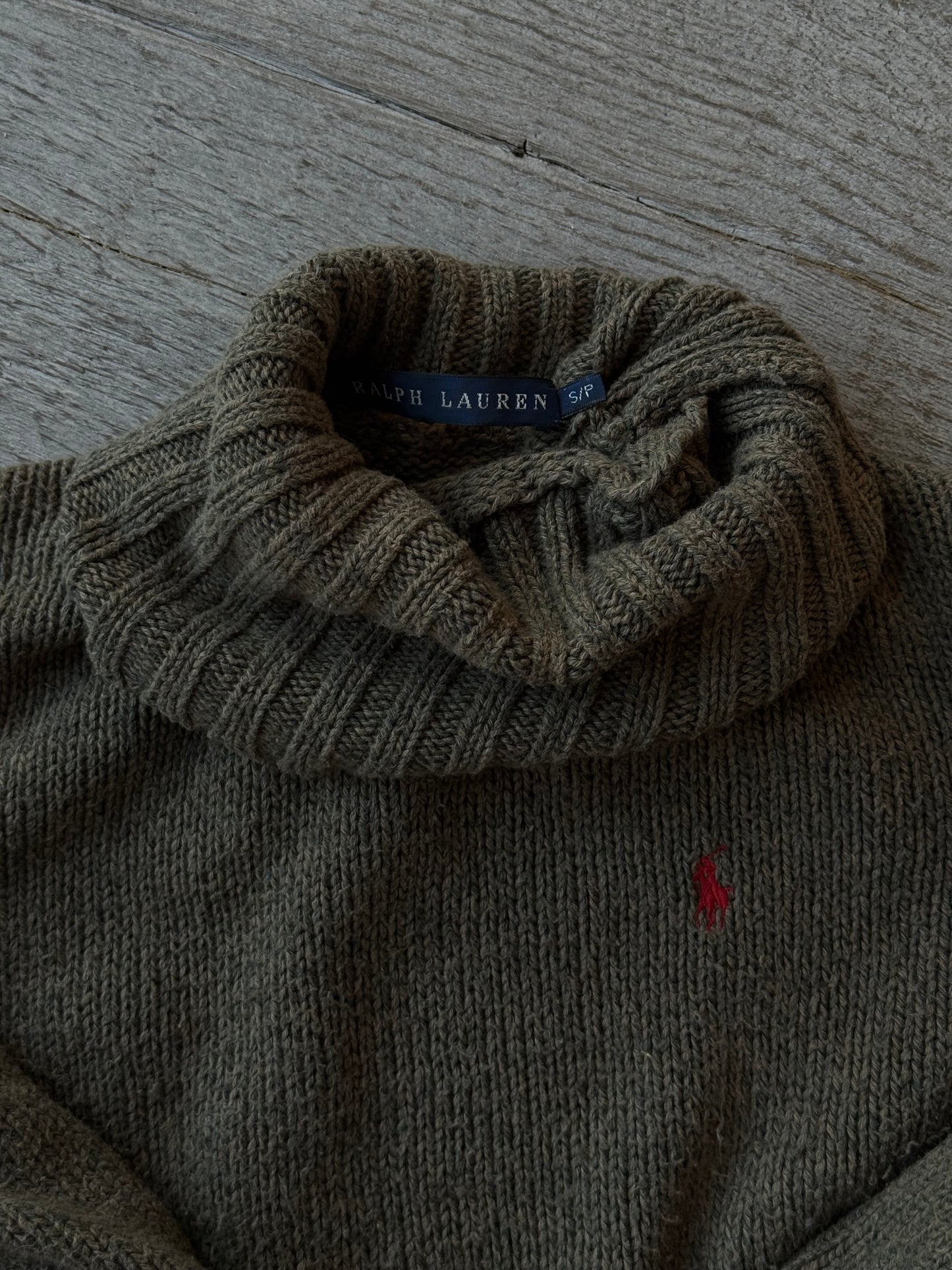 Vintage Ralph Lauren Turtleneck Knit Sweater