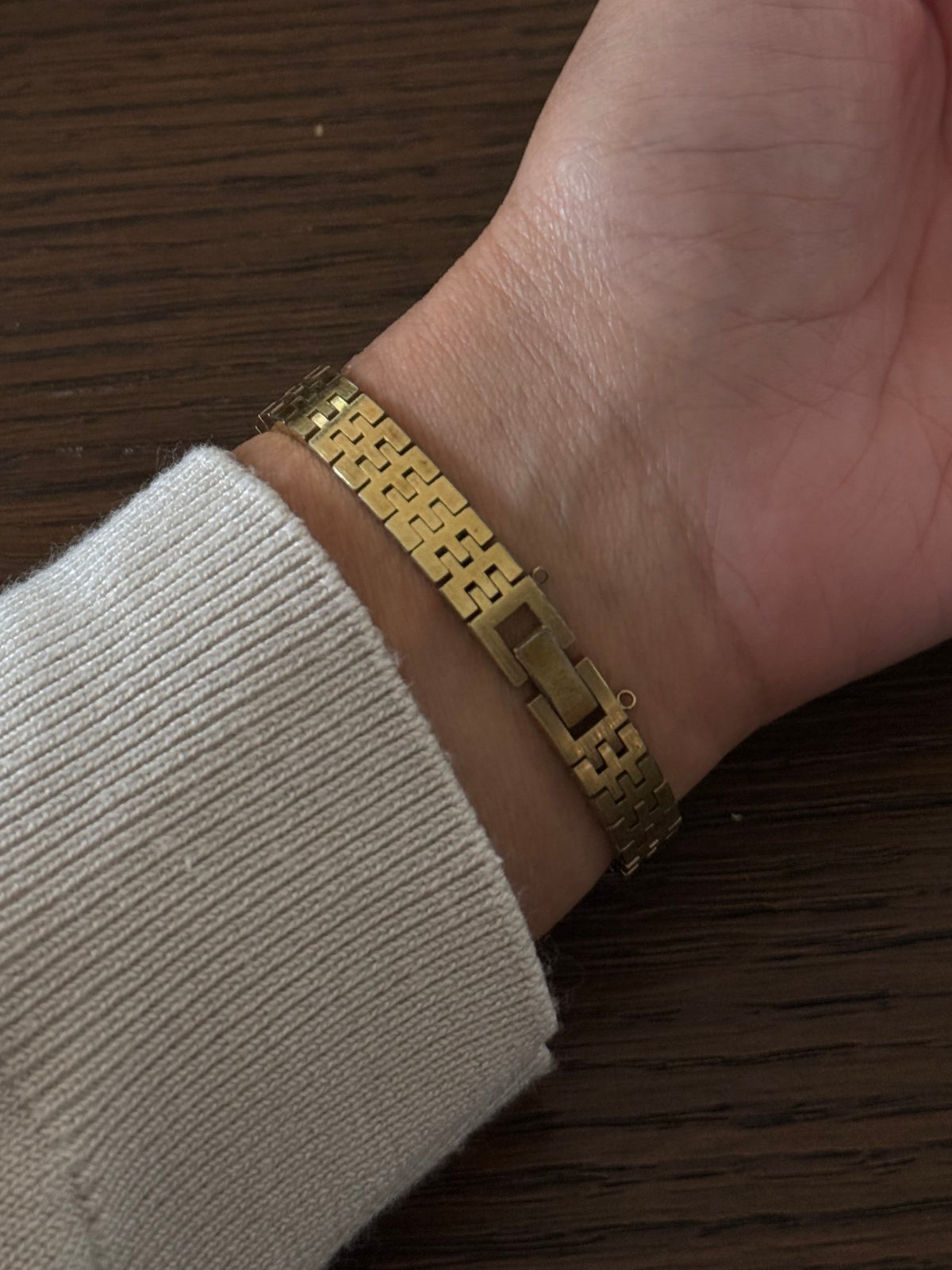 Seiko Square Face Gold Tone Watch