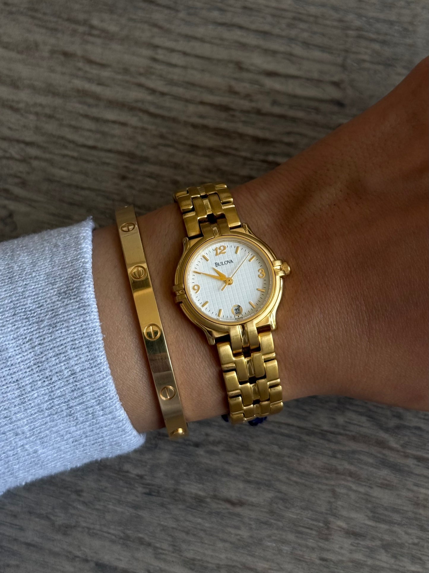 Caravelle by Bulova Gold Toned Watch