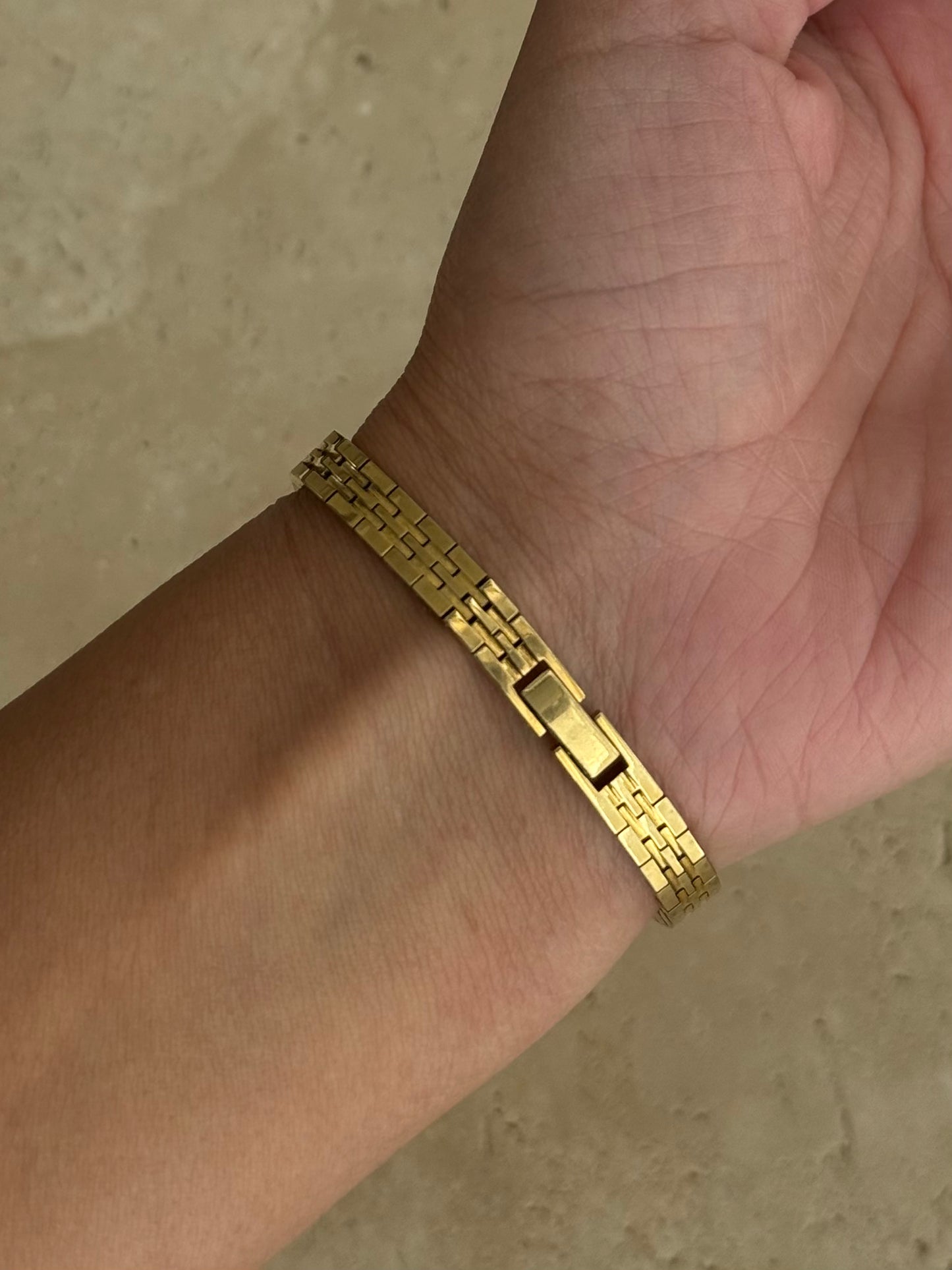 Citizen Rectangle Dial Gold Tone Watch