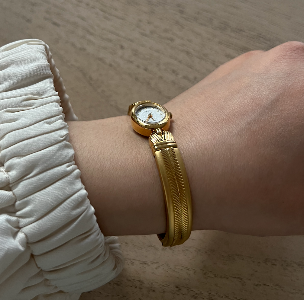 Elgin Gold Toned Watch Bracelet