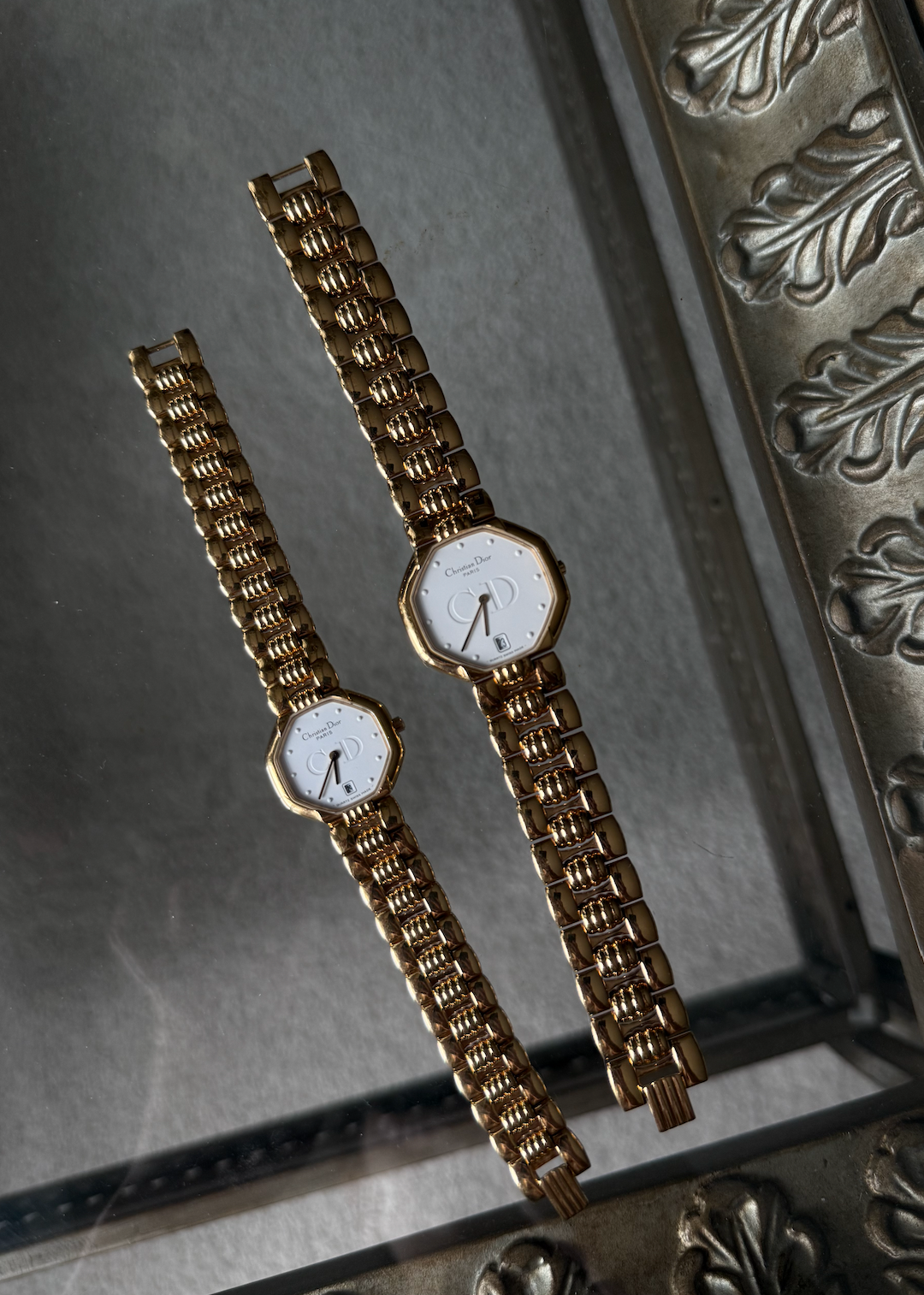 Authentic Christian Dior 1990's Model Depose His & Hers Watch