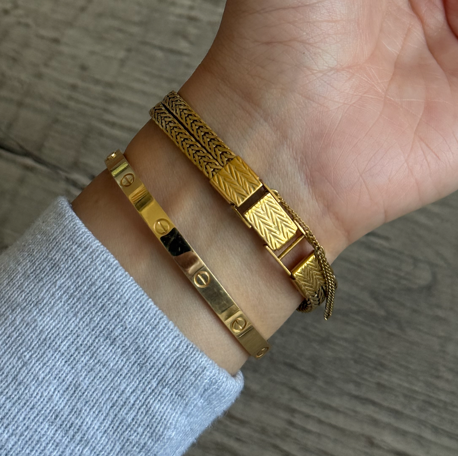 Seiko Gold Watch with Diamonds
