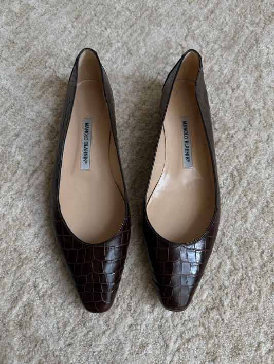 Manolo Blahnik Flats Size 38.5