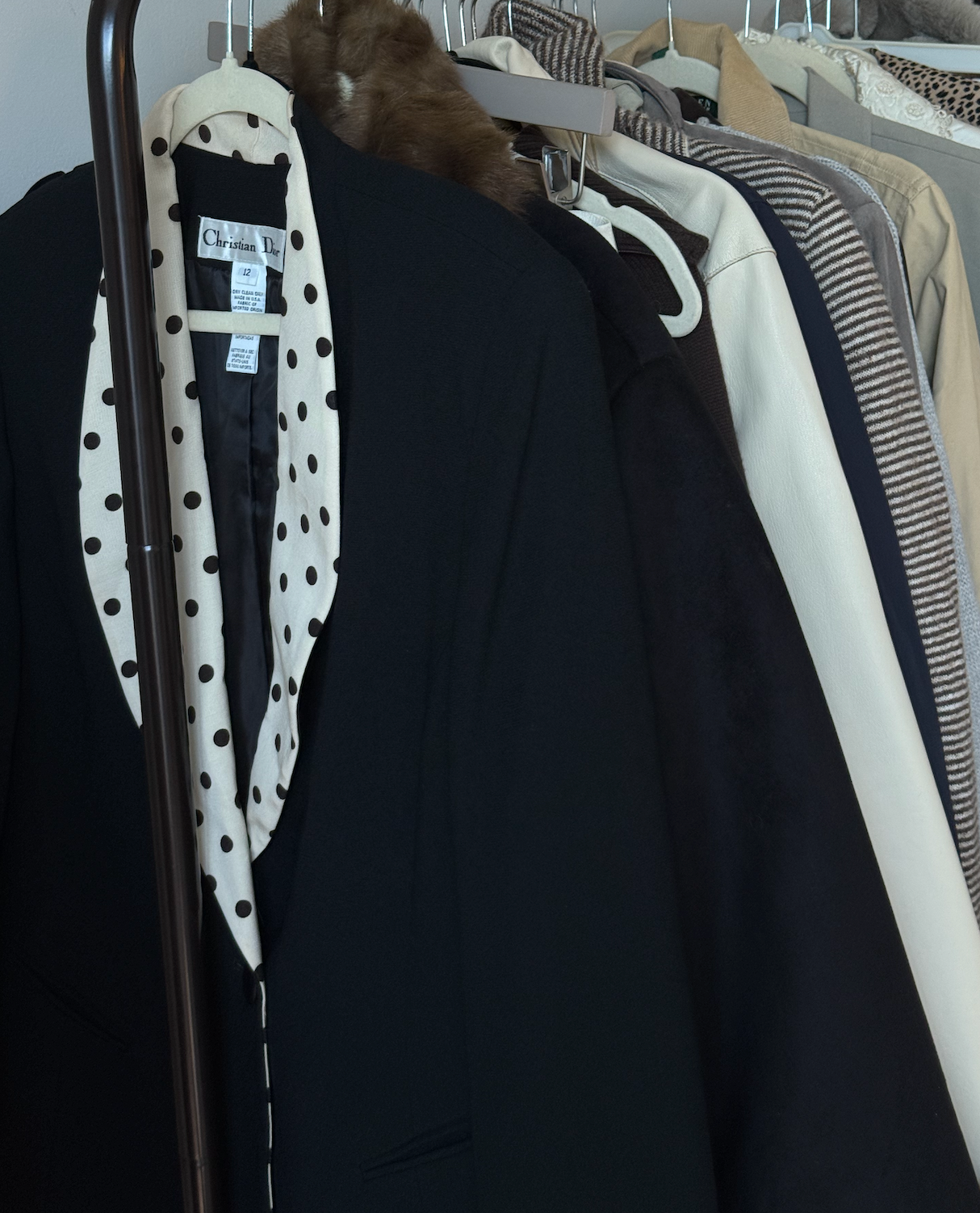 Christian Dior Polka Dot Blazer