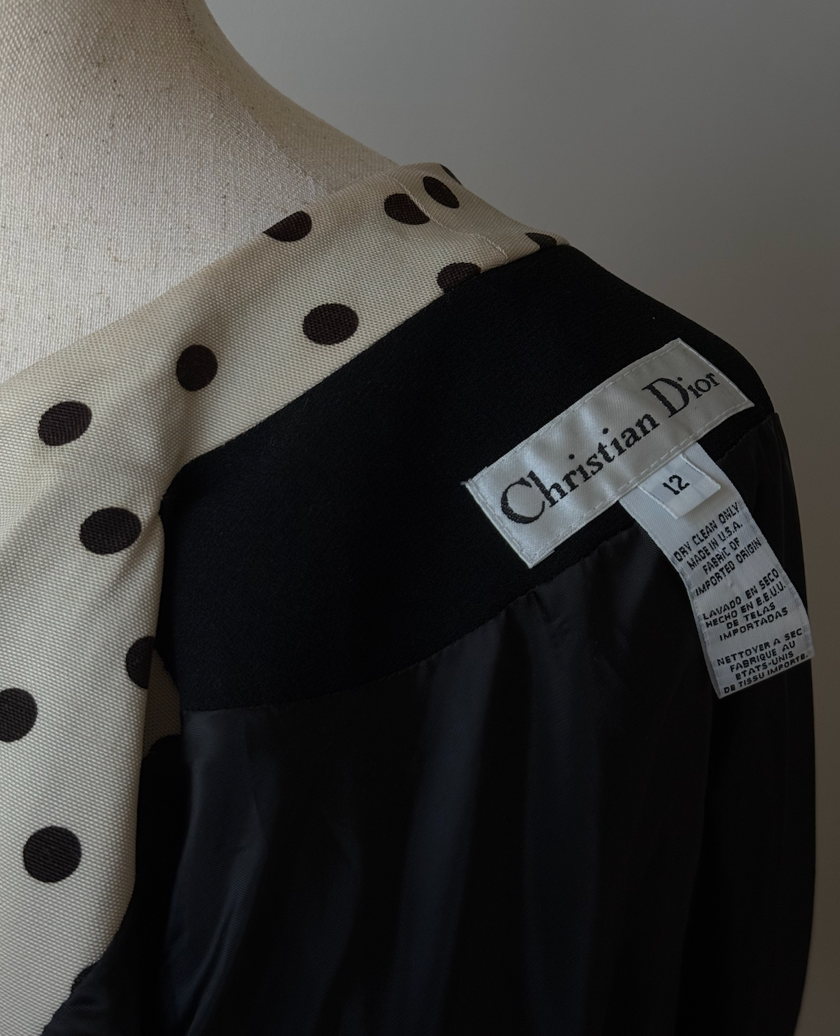 Christian Dior Polka Dot Blazer