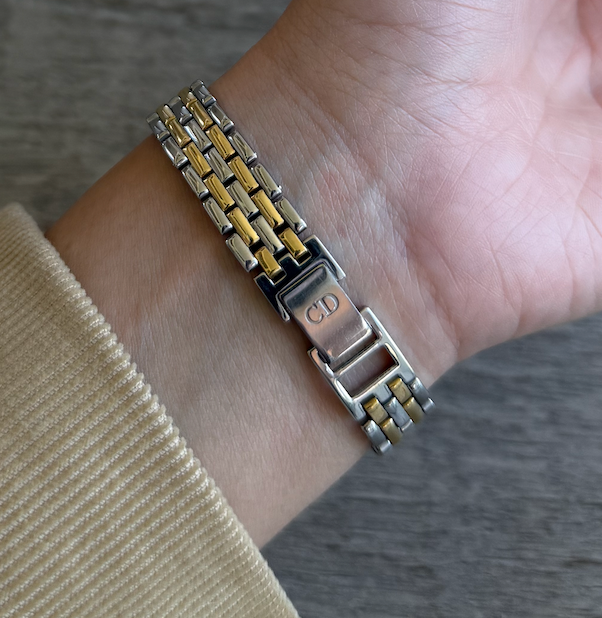 Authentic Two Toned Christian Dior Watch