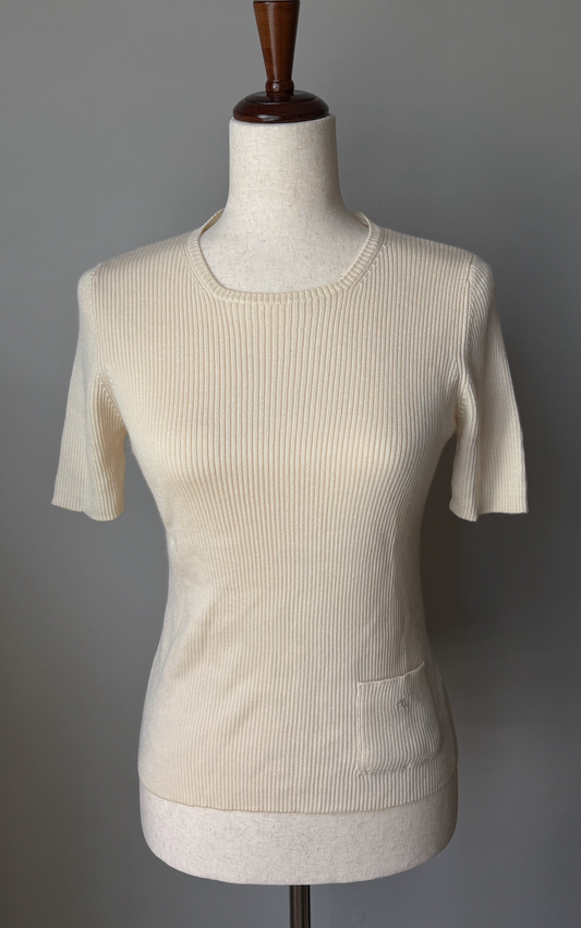 1997 Vintage Chanel Cashmere Top