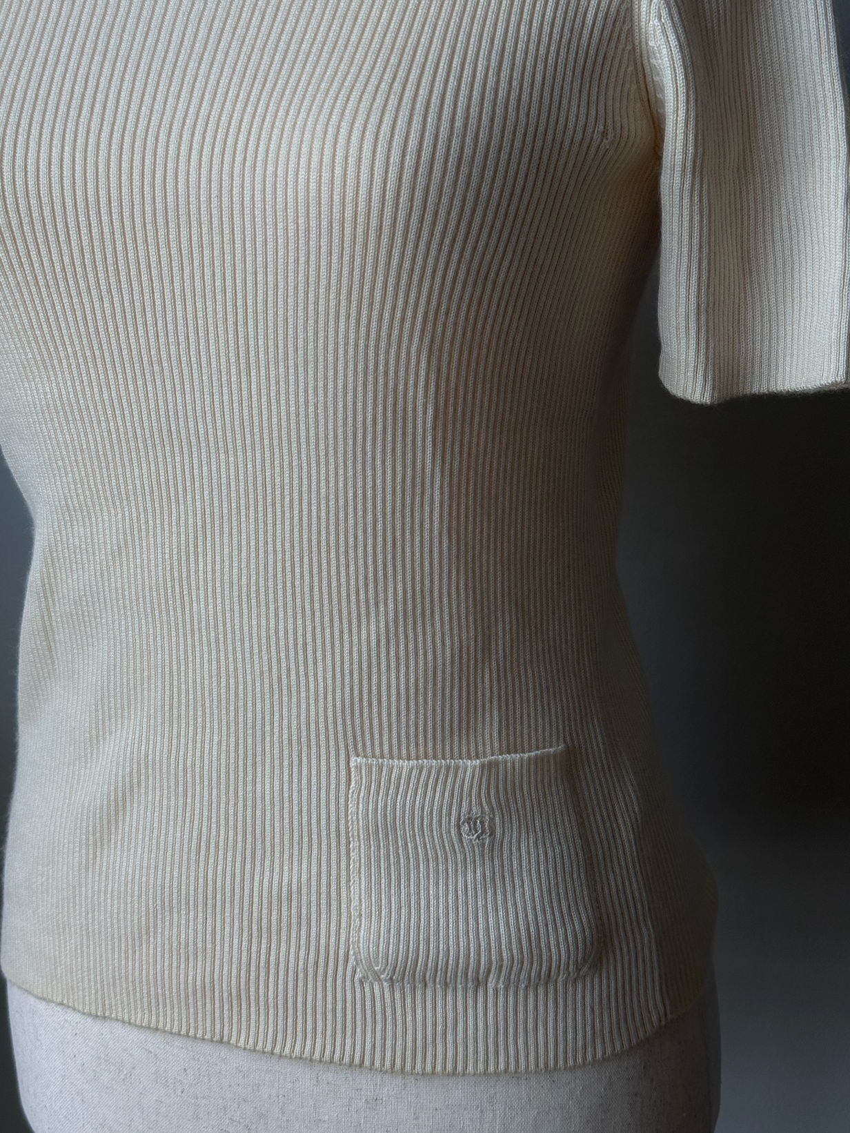 1997 Vintage Chanel Cashmere Top