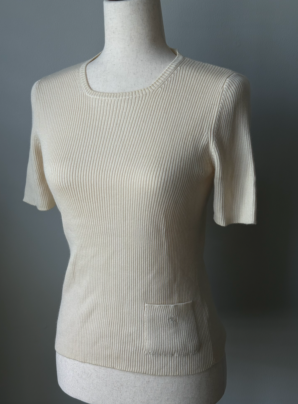1997 Vintage Chanel Cashmere Top