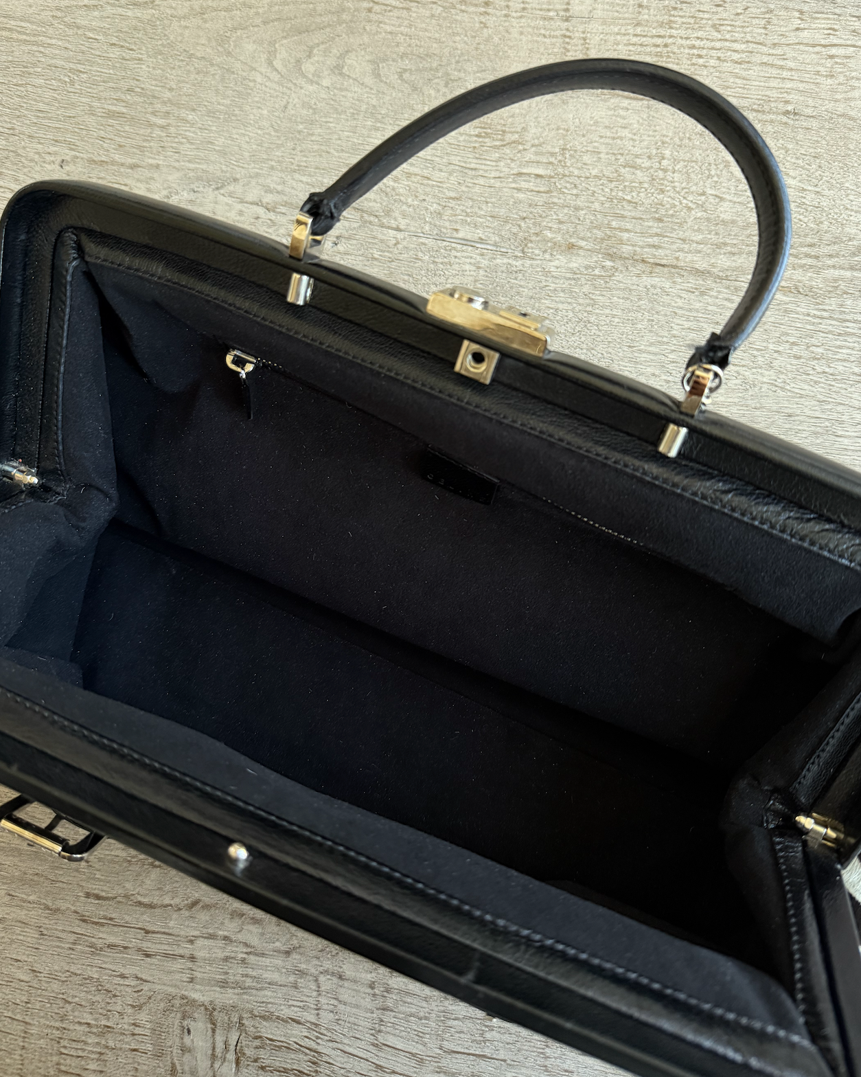 Celine Ponyhair Zebra Print Purse