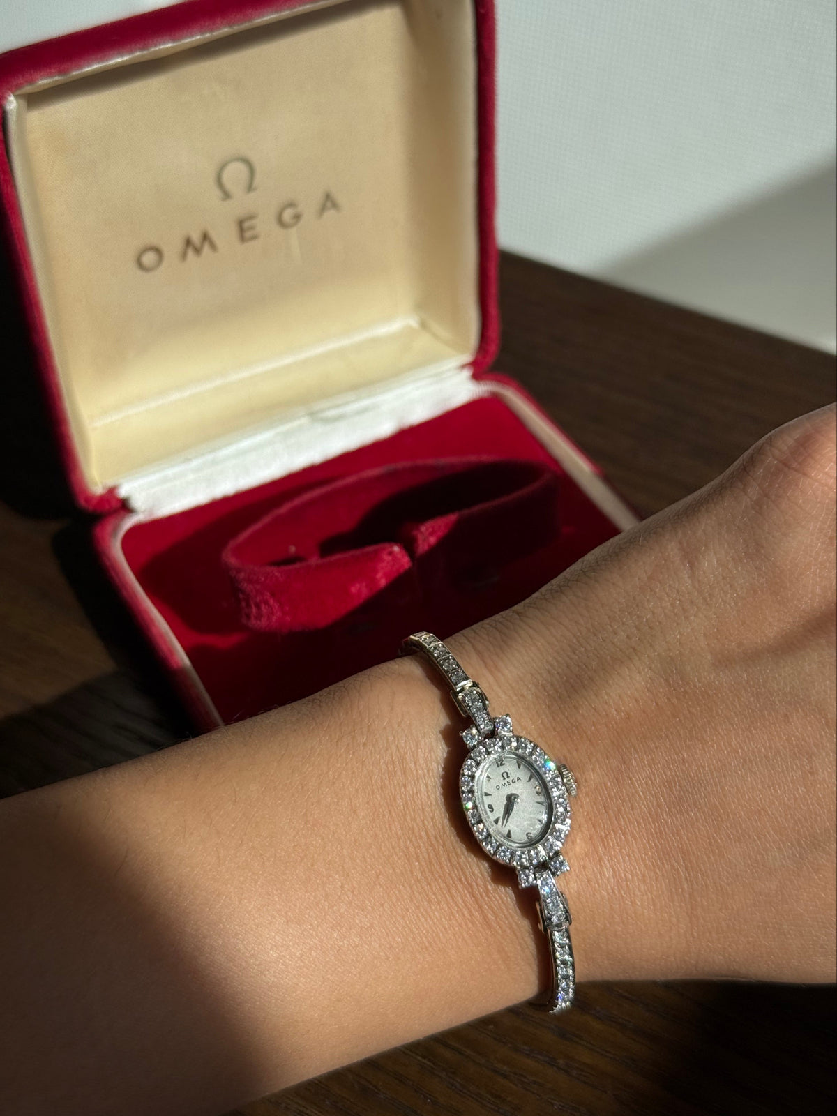 Authentic 1960’s Omega Diamond Tennis Watch