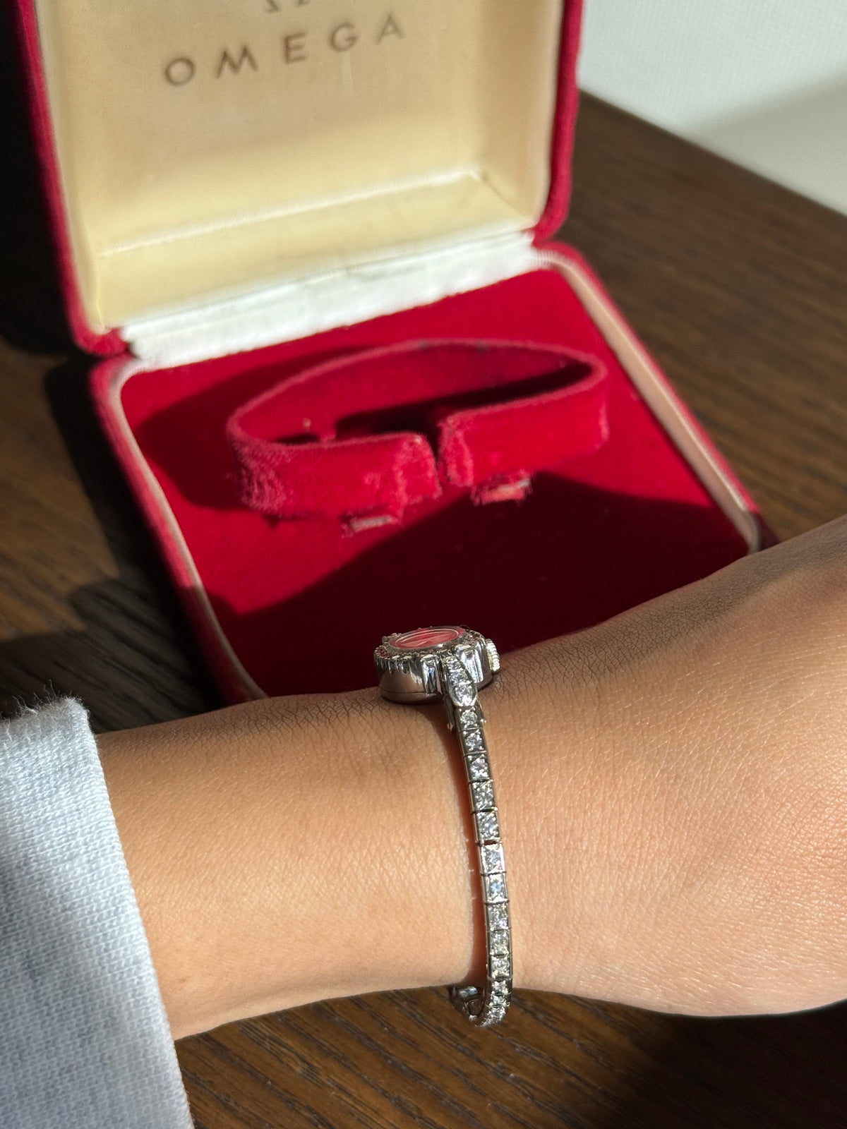 Authentic 1960’s Omega Diamond Tennis Watch