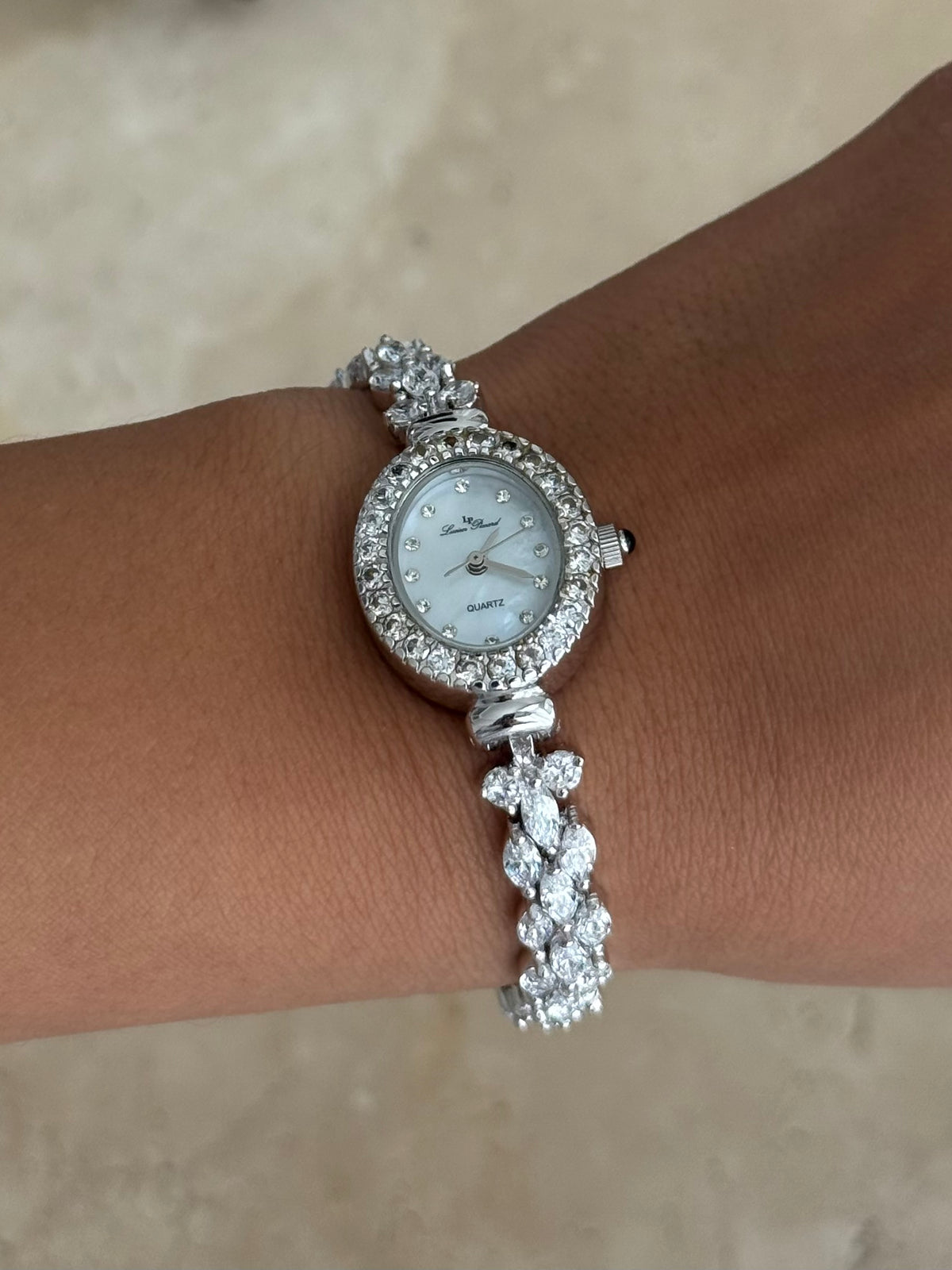 Lucien Picard Crystal Bracelet Watch