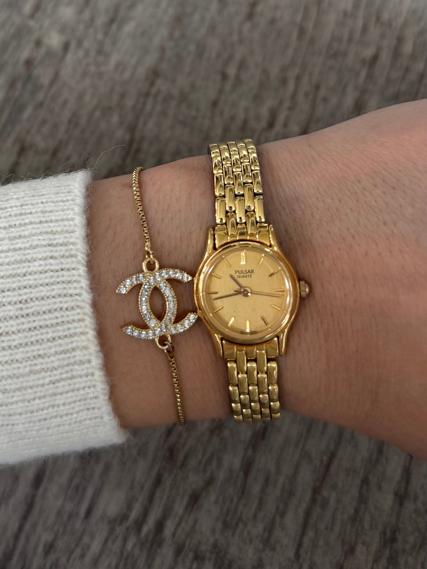 Gold Toned Pulsar Watch