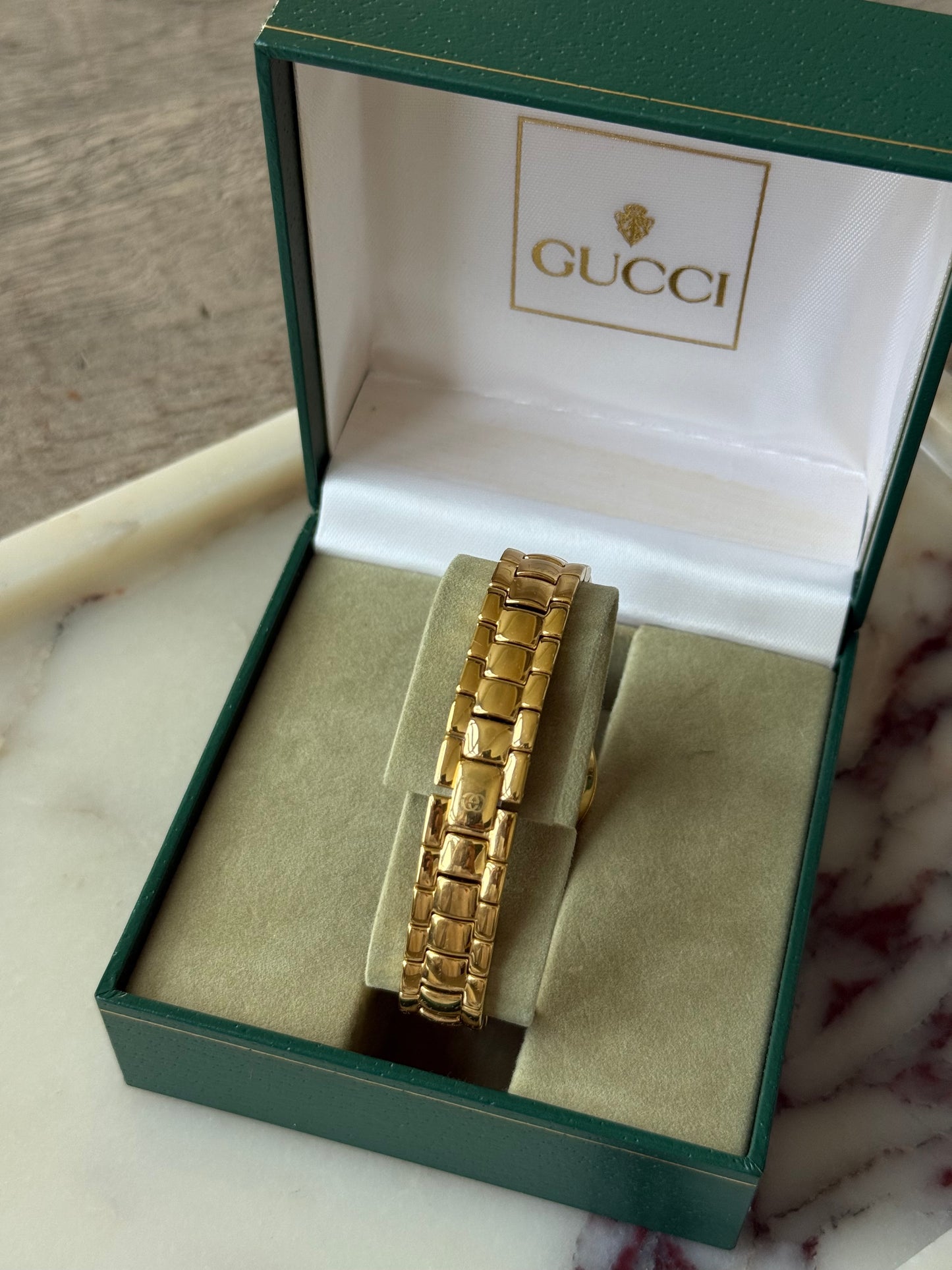 18K Gold Plated Vintage Gucci 3300 Watch
