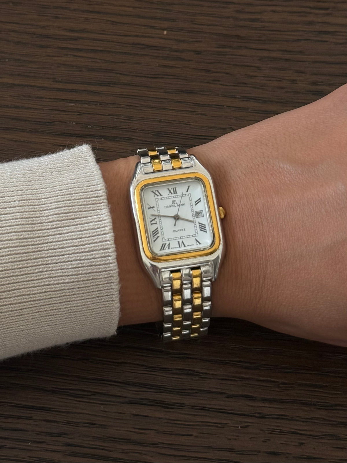 Authentic 18K Two Tone Daniel Mink Watch