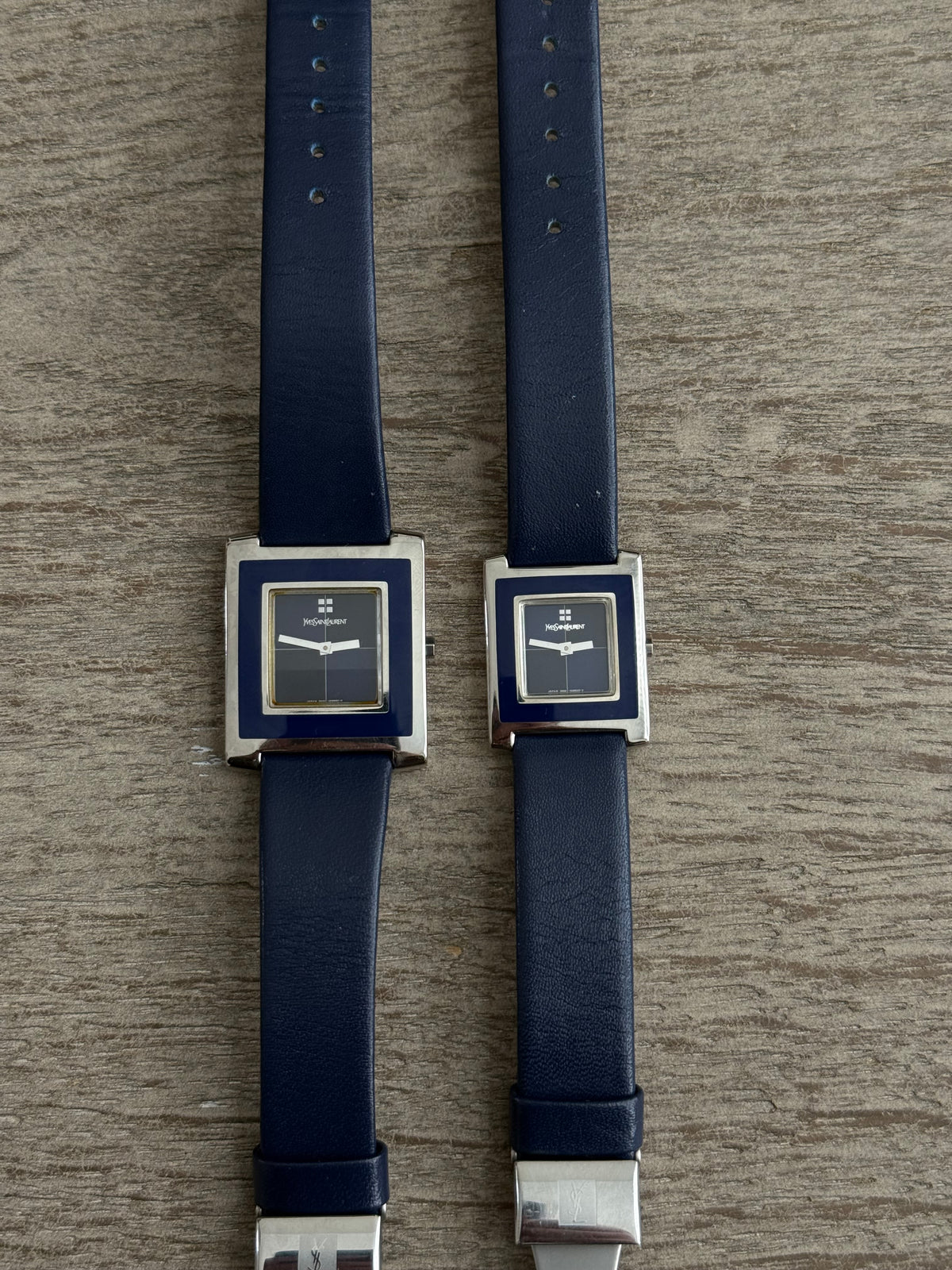 Authentic YSL Two Toned His & Hers Watch SET