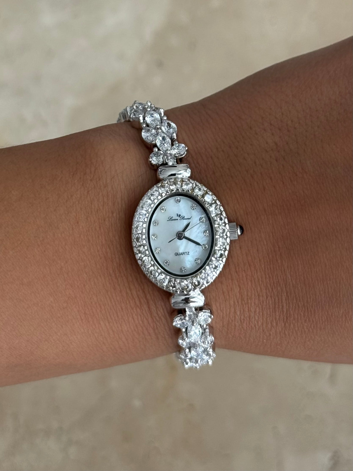 Lucien Picard Crystal Bracelet Watch