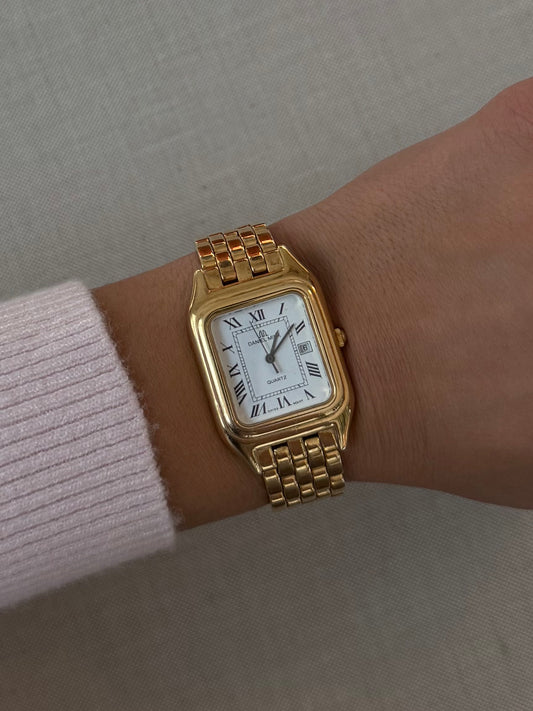 Authentic 18K GP Daniel Mink Watch