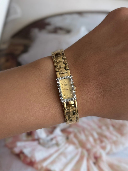 Diamond Bezel Pulsar Watch