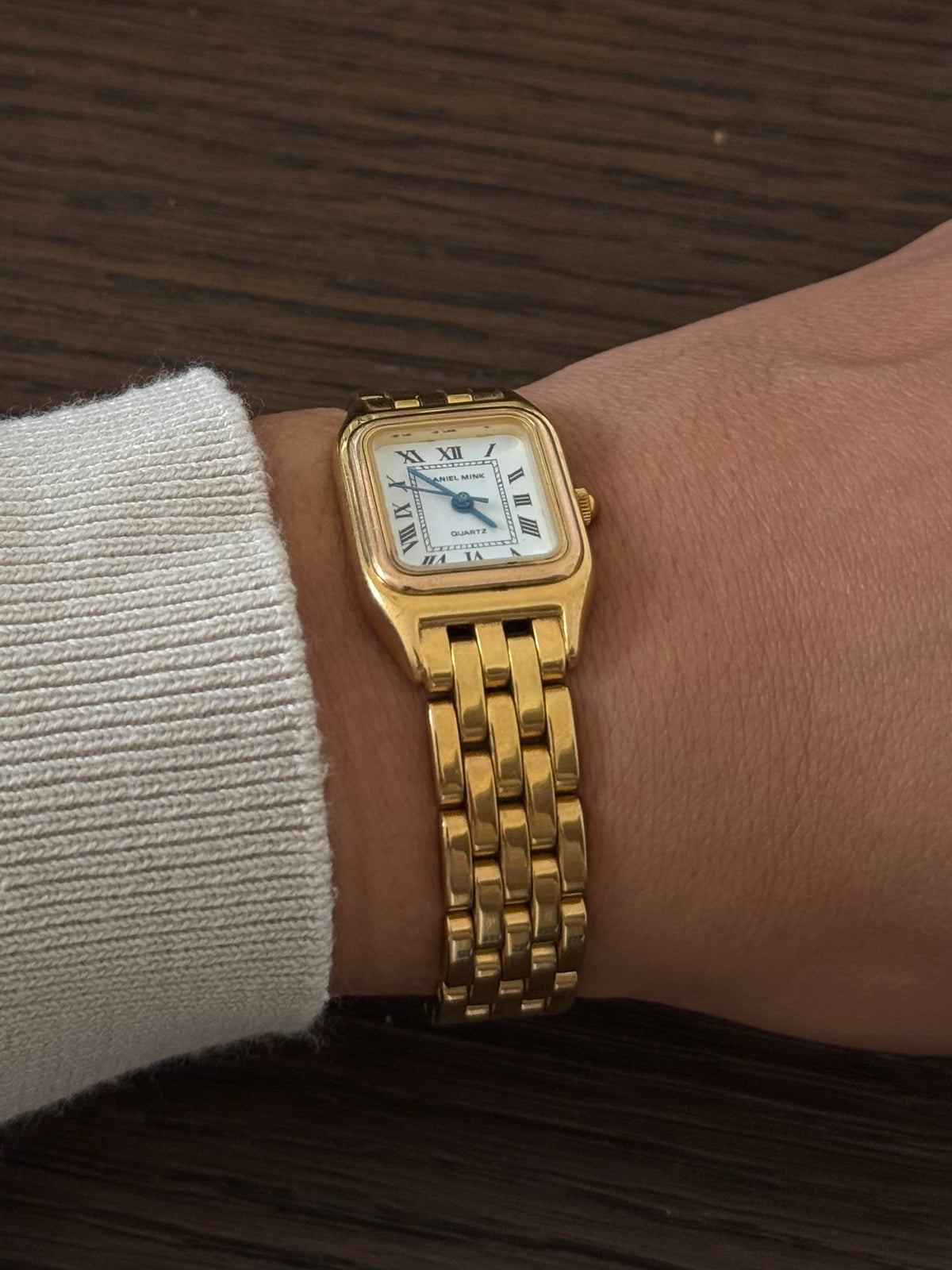 Authentic 18K GP Daniel Mink Watch (Small)