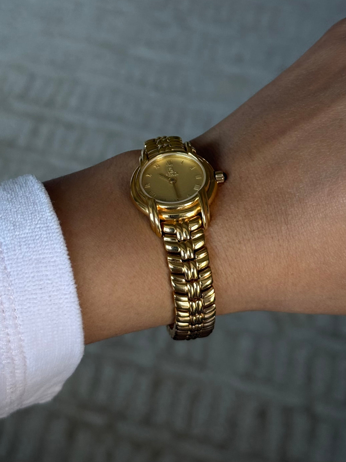 Authentic Vintage Fendi 18k Gold Watch