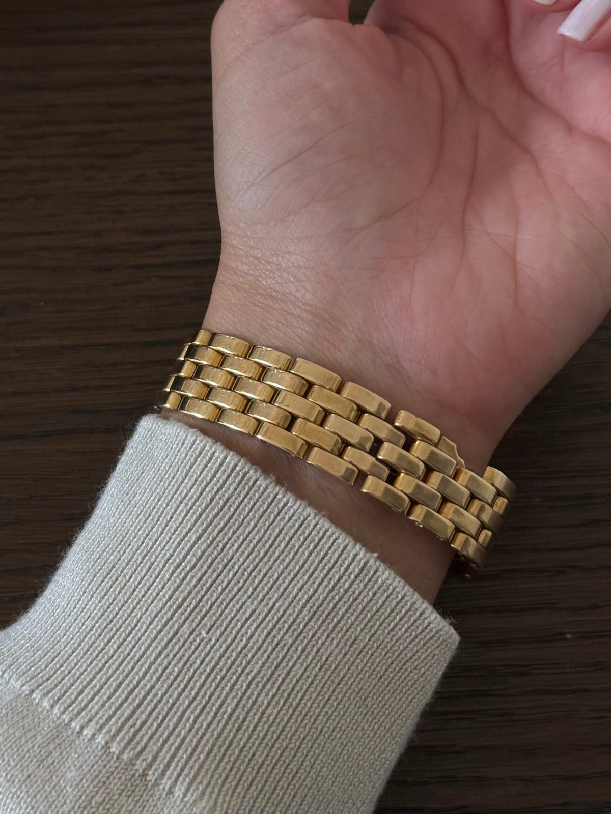 Authentic 18K GP Daniel Mink Watch