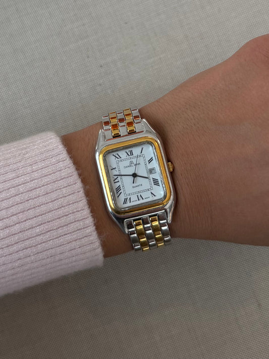 Authentic 18K Two Tone Daniel Mink Watch