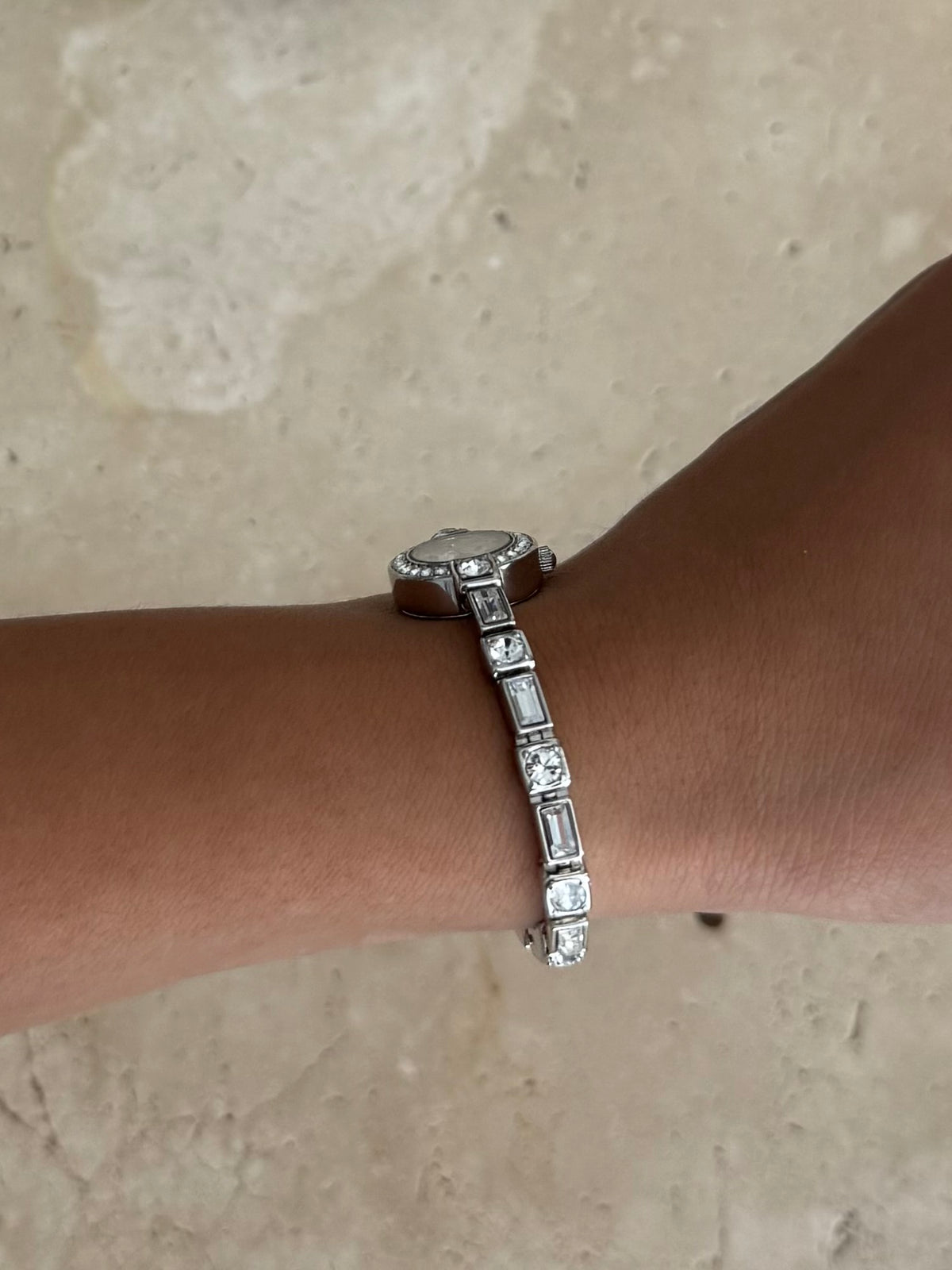 Bulova Swarovski Dainty Watch