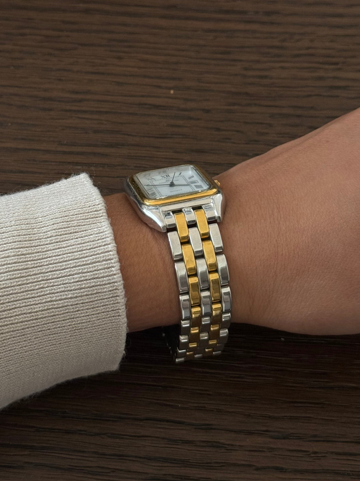 Authentic 18K Two Tone Daniel Mink Watch