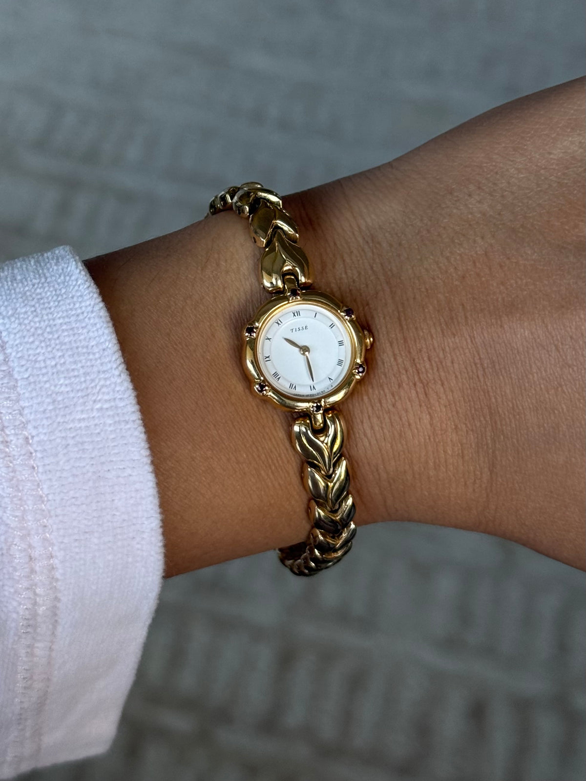 Seiko 1990's Tisse Watch with 6 Rubies