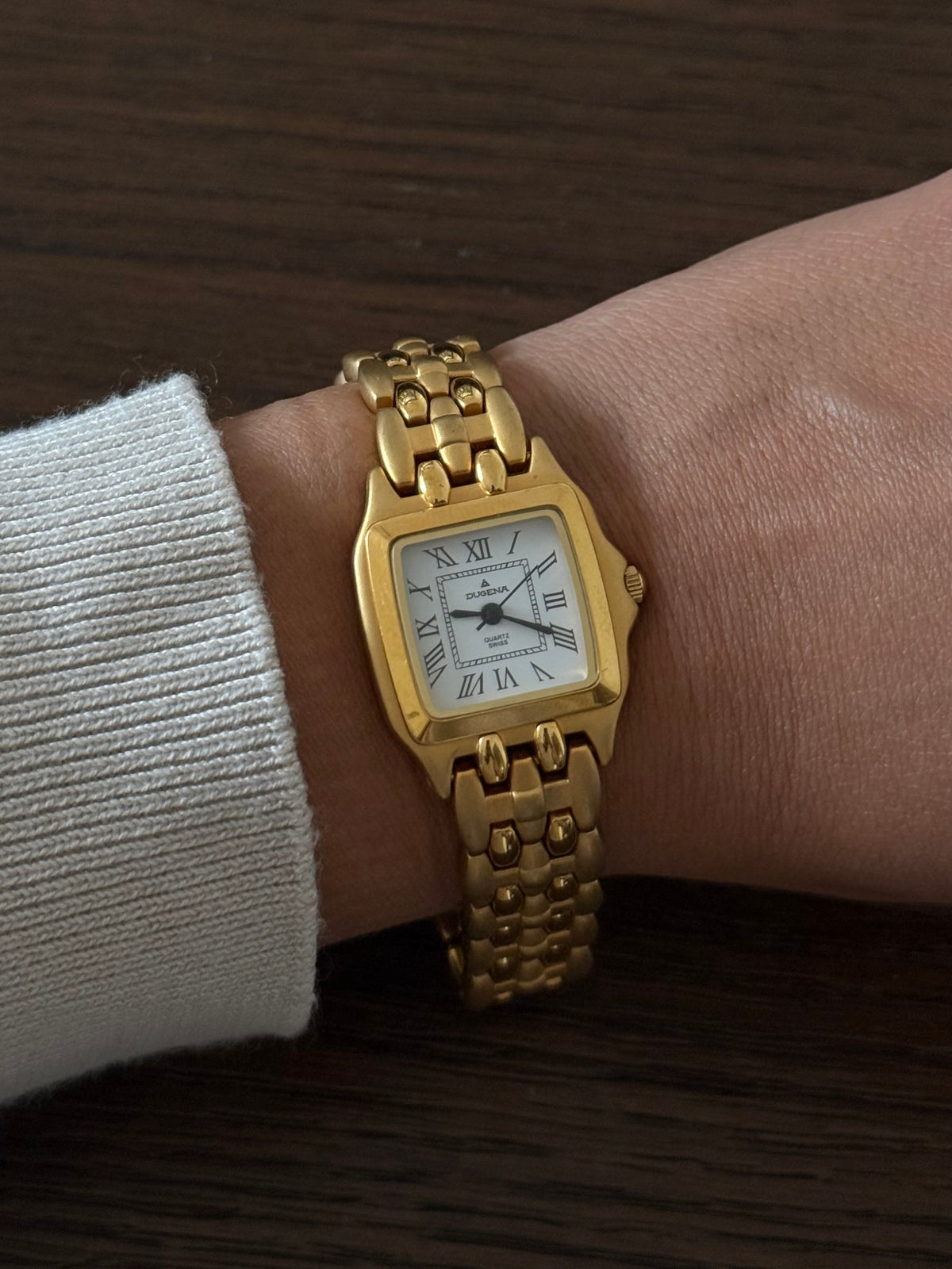 Dugena Swiss Watch with Square Dial