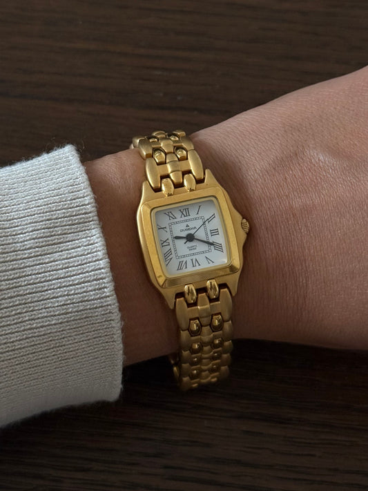 Dugena Swiss Watch with Square Dial