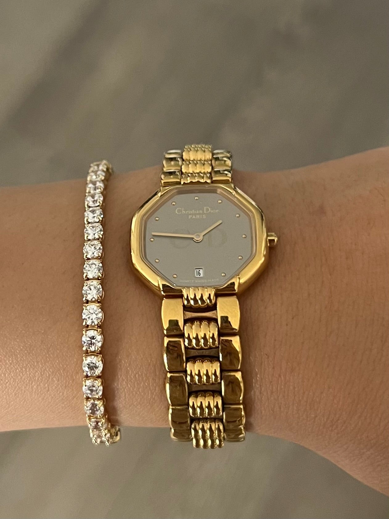 Authentic Christian Dior 1990's Model Depose Watch