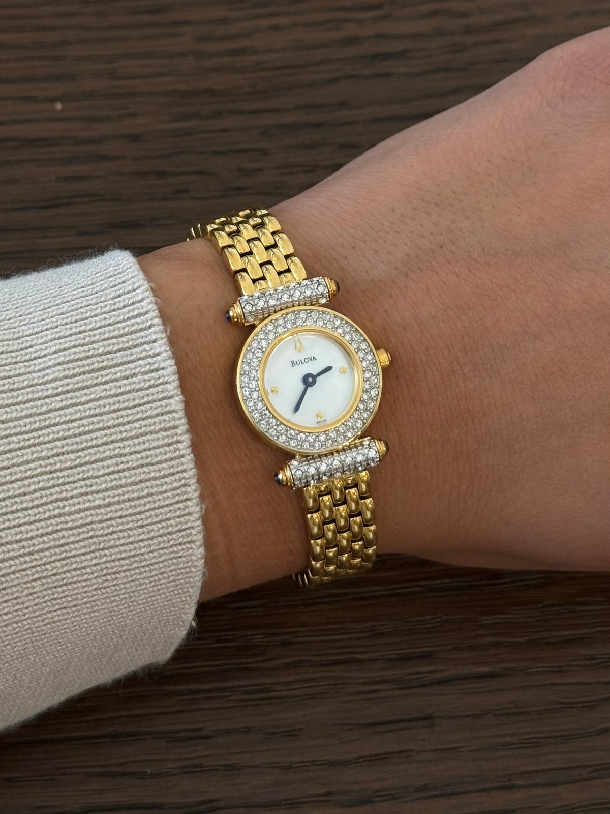 Bulova Watch with Crystal Dial