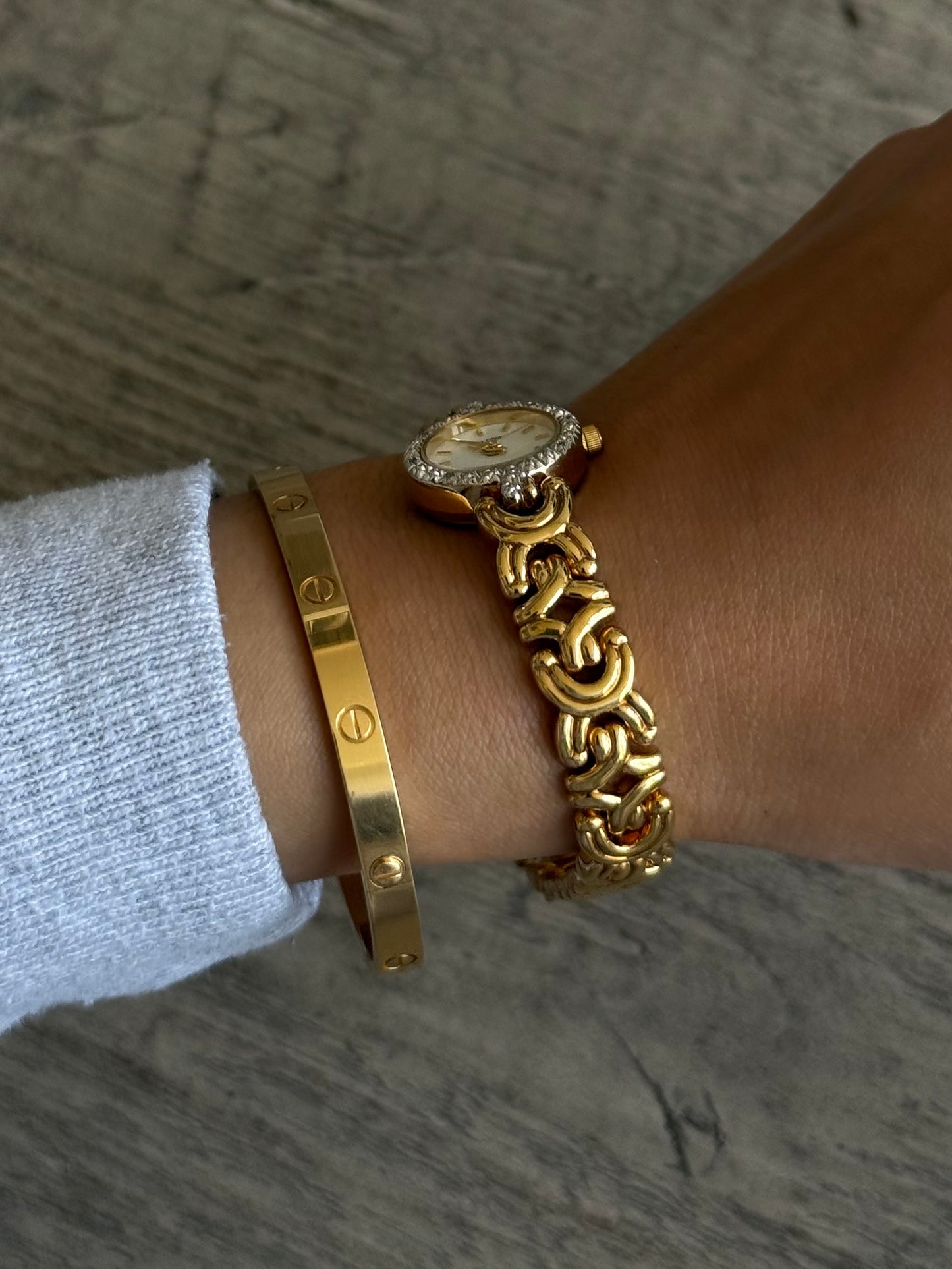 Classic Bulova Swiss Watch with Diamond Bezel