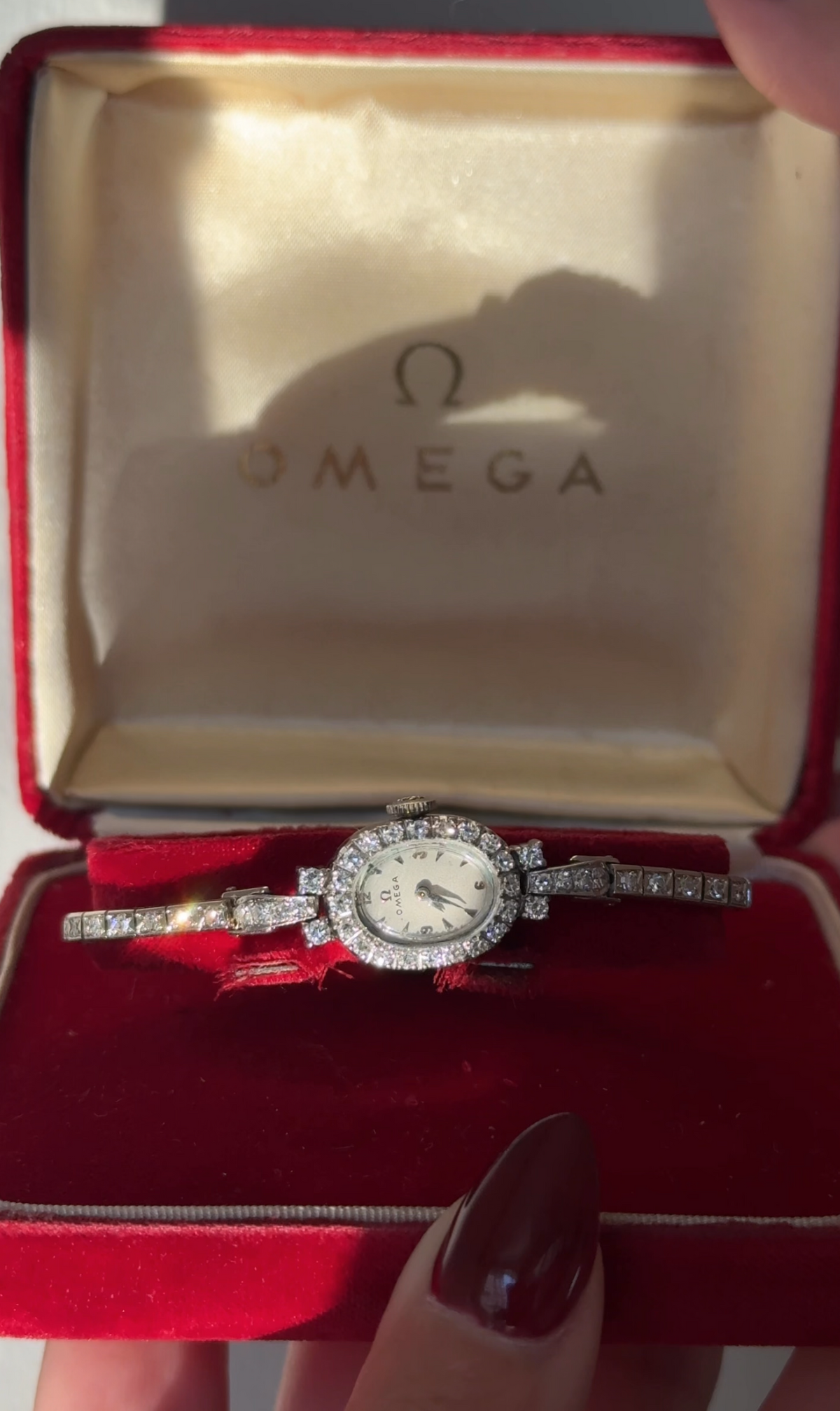 Authentic 1960’s Omega Diamond Tennis Watch