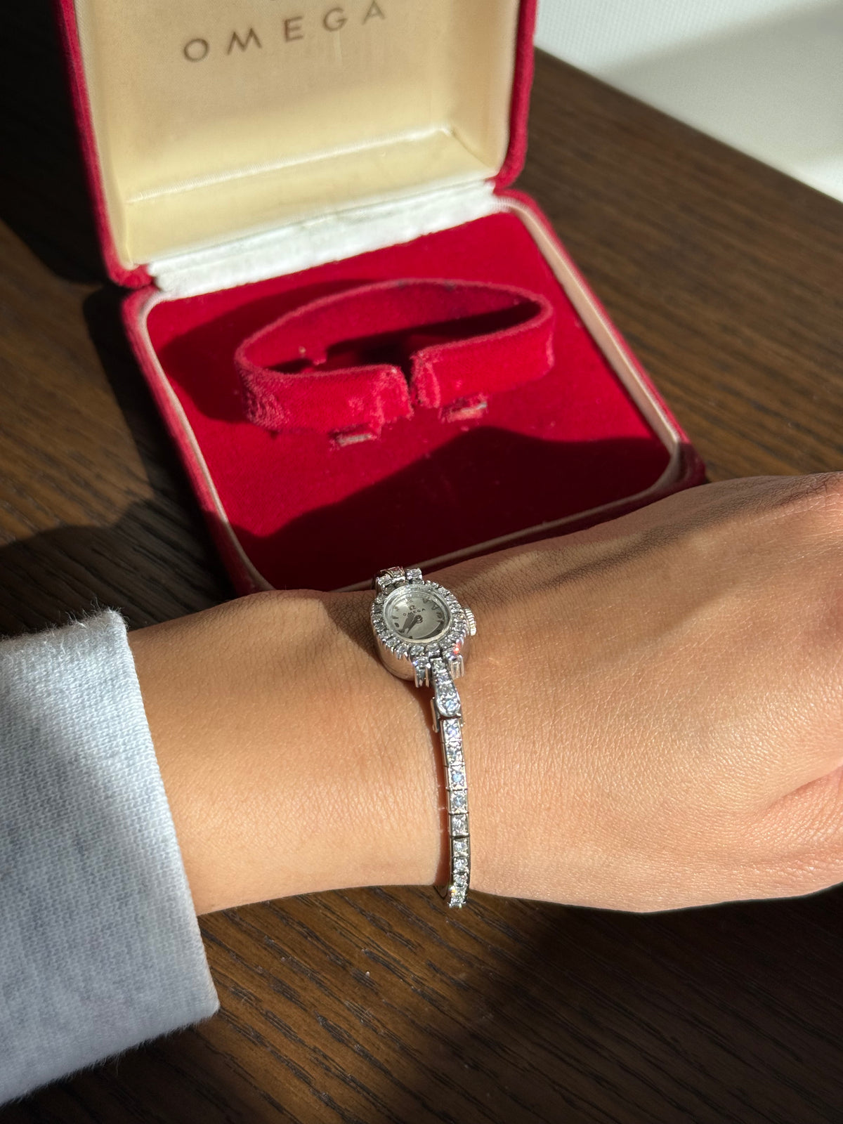 Authentic 1960’s Omega Diamond Tennis Watch