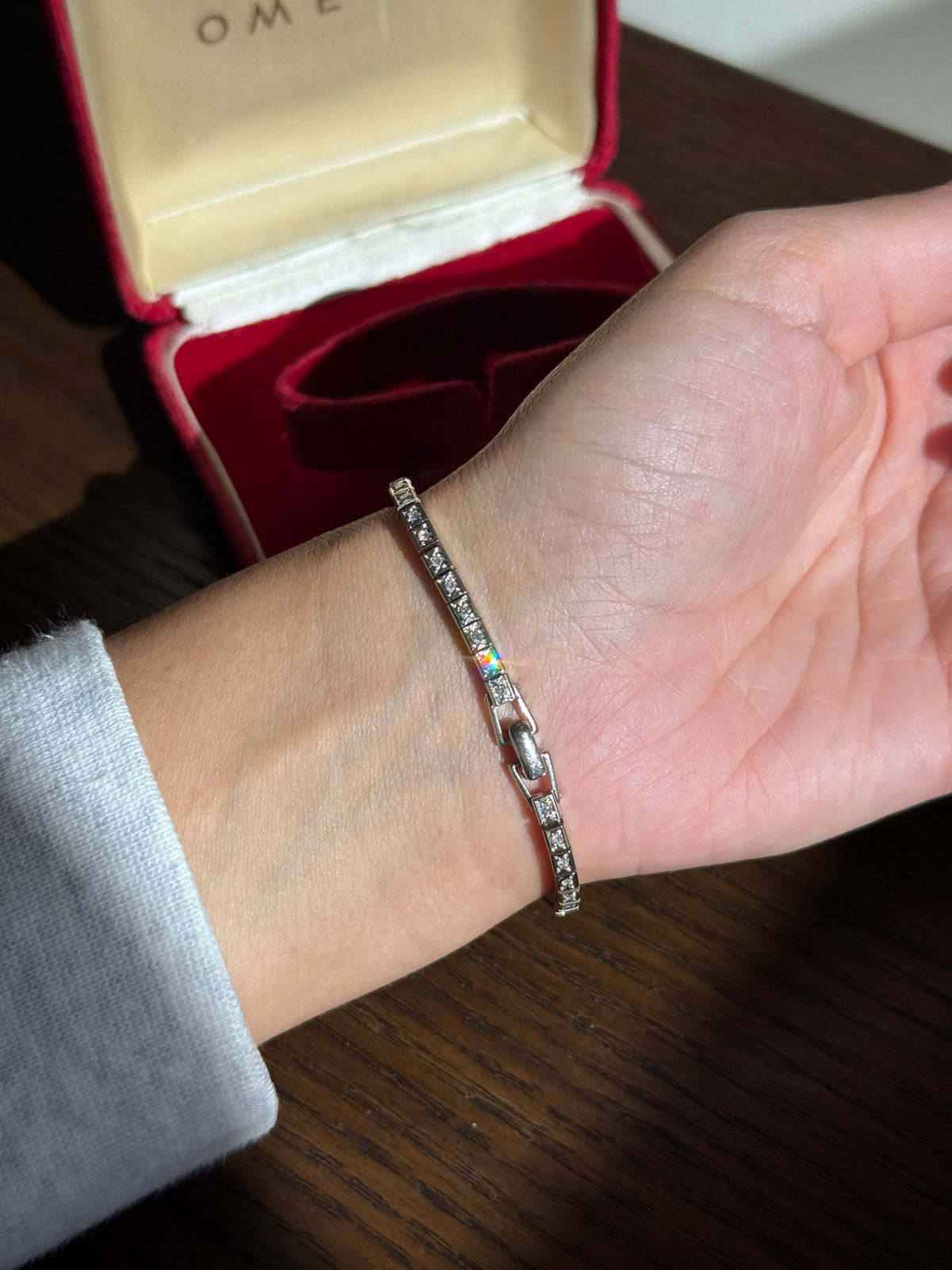 Authentic 1960’s Omega Diamond Tennis Watch