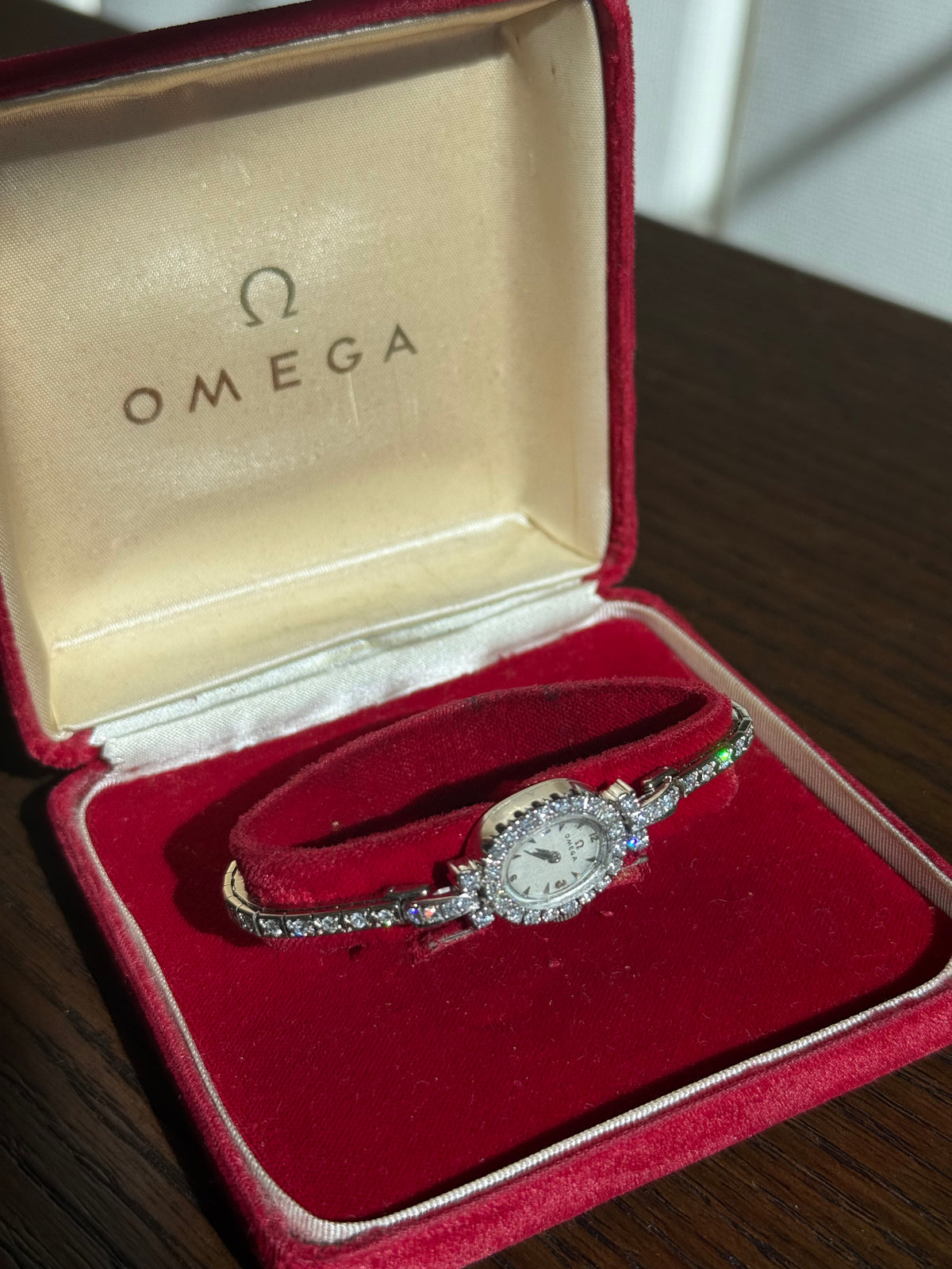 Authentic 1960’s Omega Diamond Tennis Watch