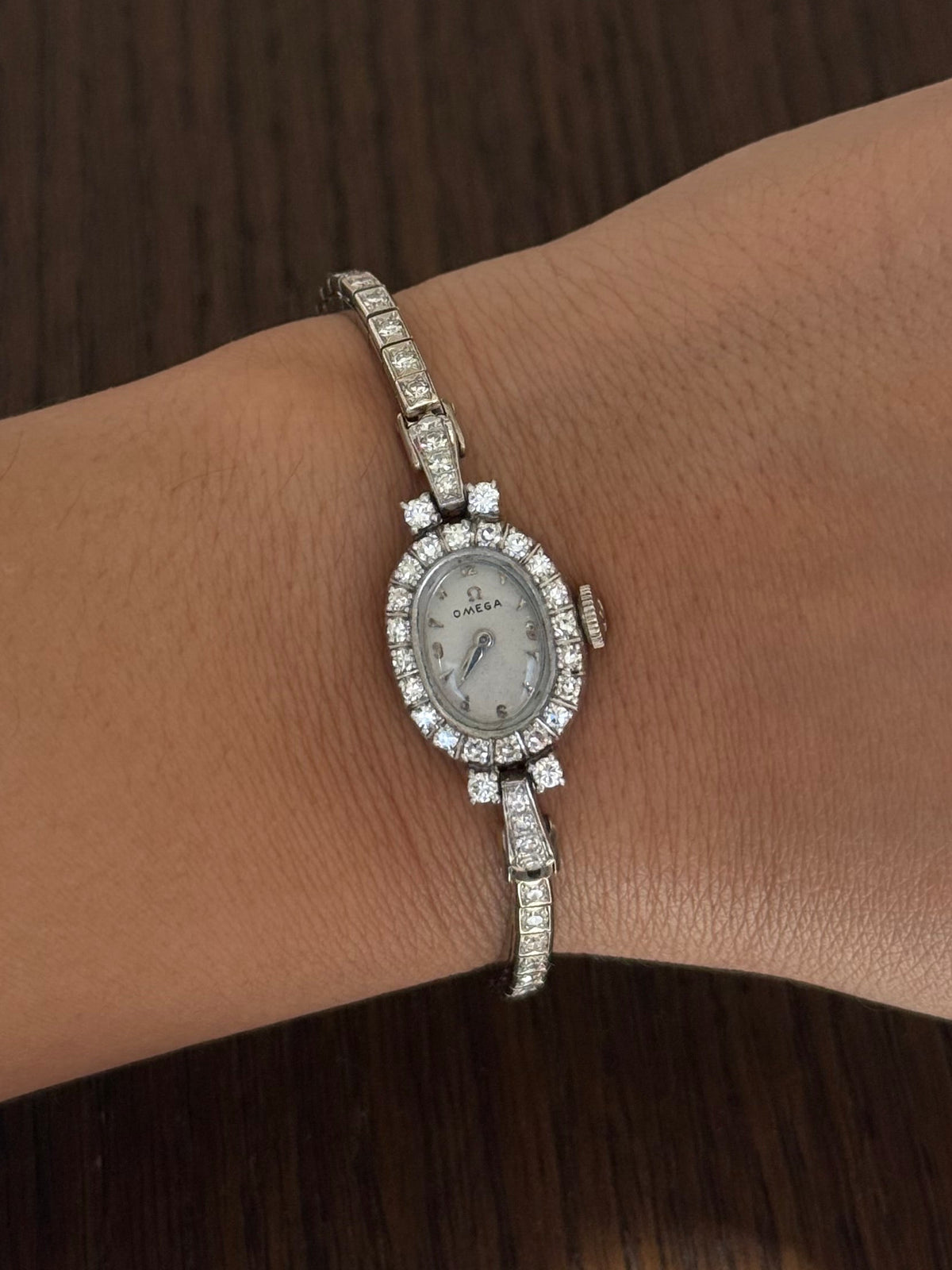 Authentic 1960’s Omega Diamond Tennis Watch