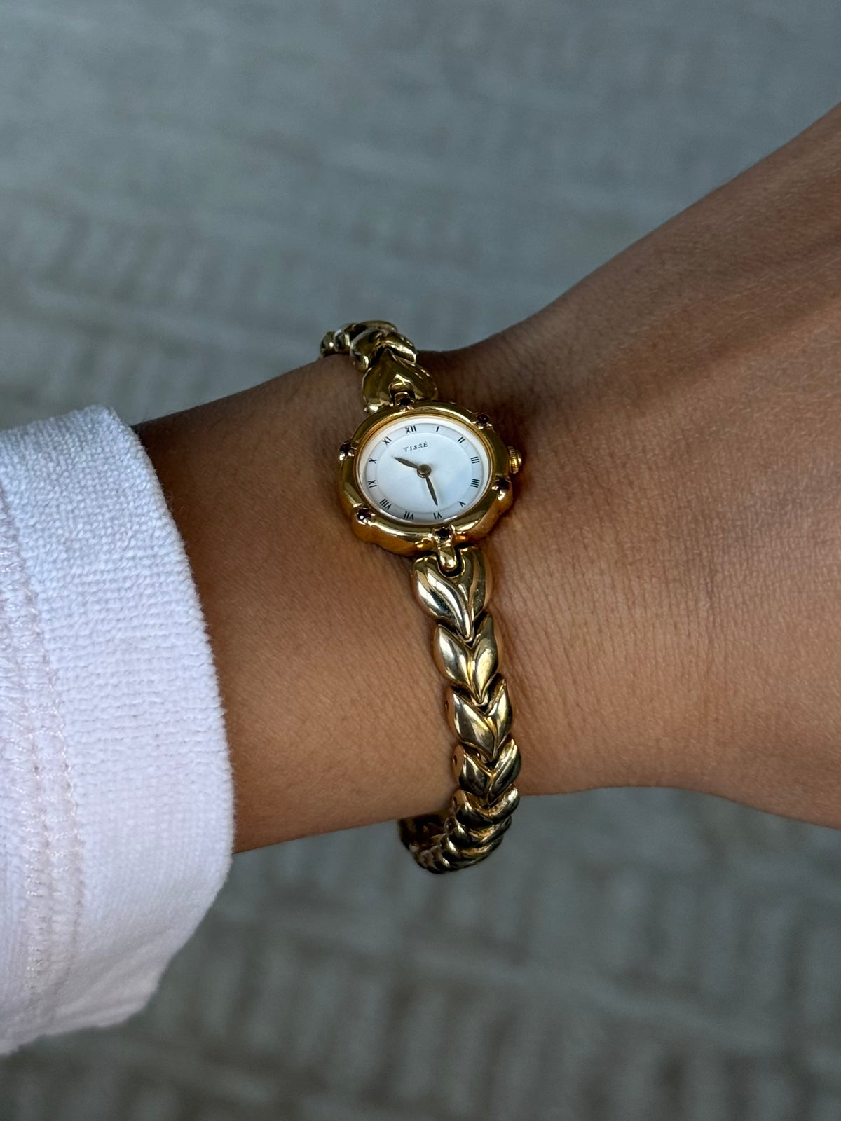 Seiko 1990's Tisse Watch with 6 Rubies